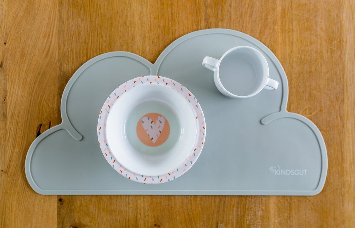 KINDSGUT Platzset Platzdeckchen Wolke, umweltfreundlich, Taupe günstig online kaufen