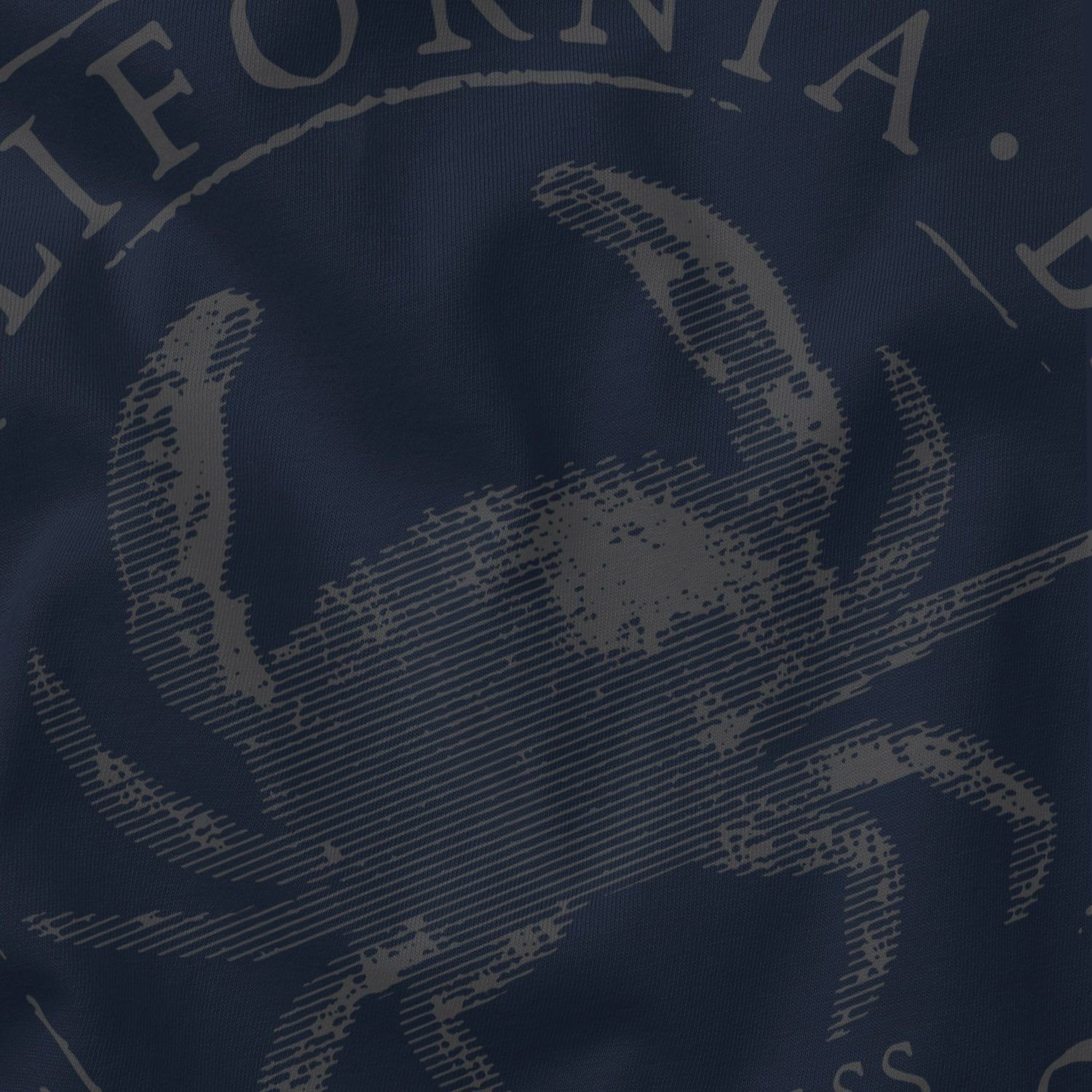 Herren navy Sommer California Fashion Neverless® Ocean Crab Krebs mit Streetstyle Beach Print-Shirt T-Shirt Krabbe Print Neverless Drive