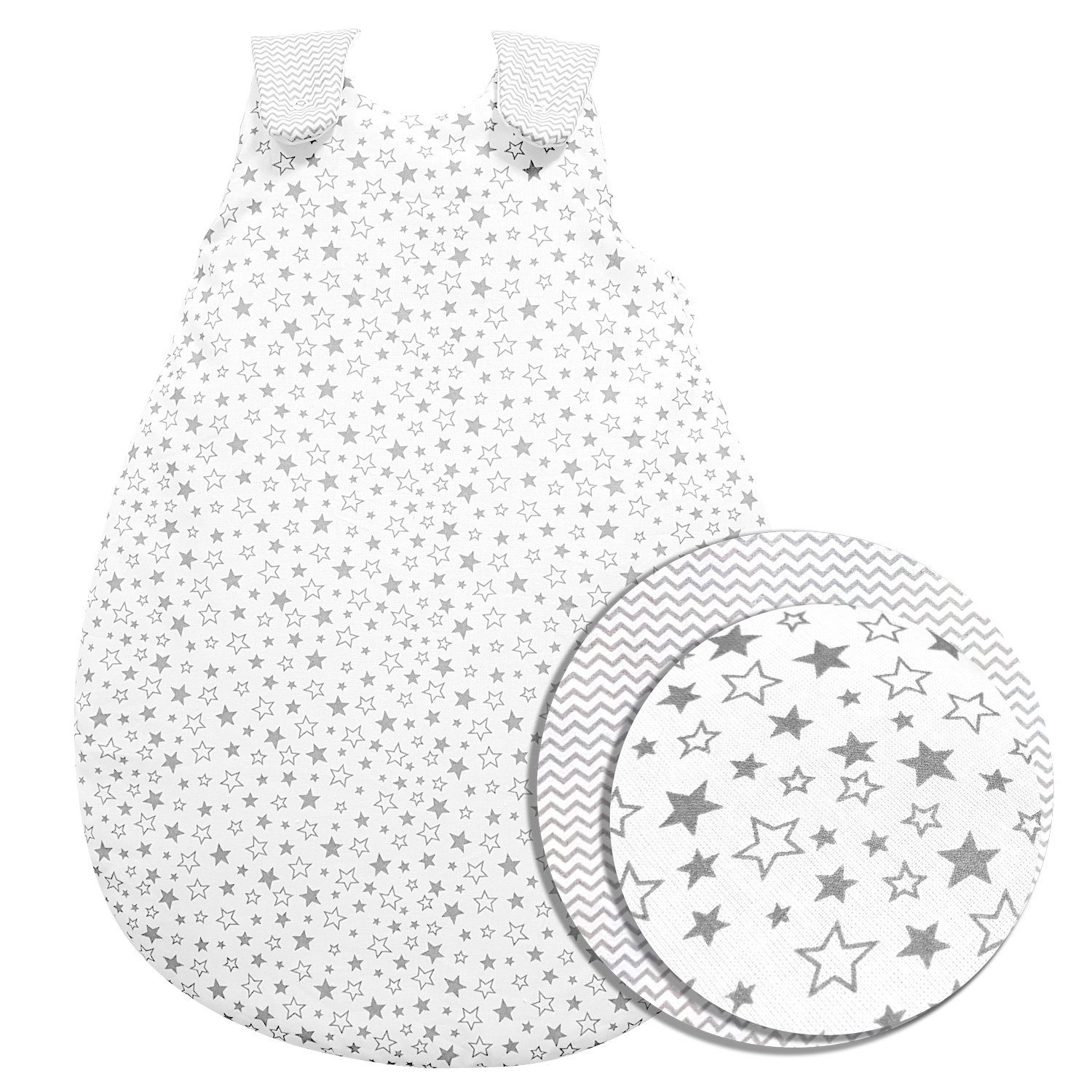 Baby-Joy Babyschlafsack Schlafsack für Babys ZICK-ZACK günstig online kaufen
