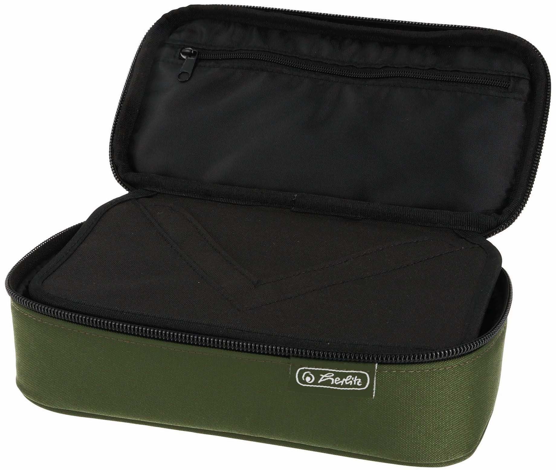 Herlitz Federtasche Faulenzer beatBox, Olive