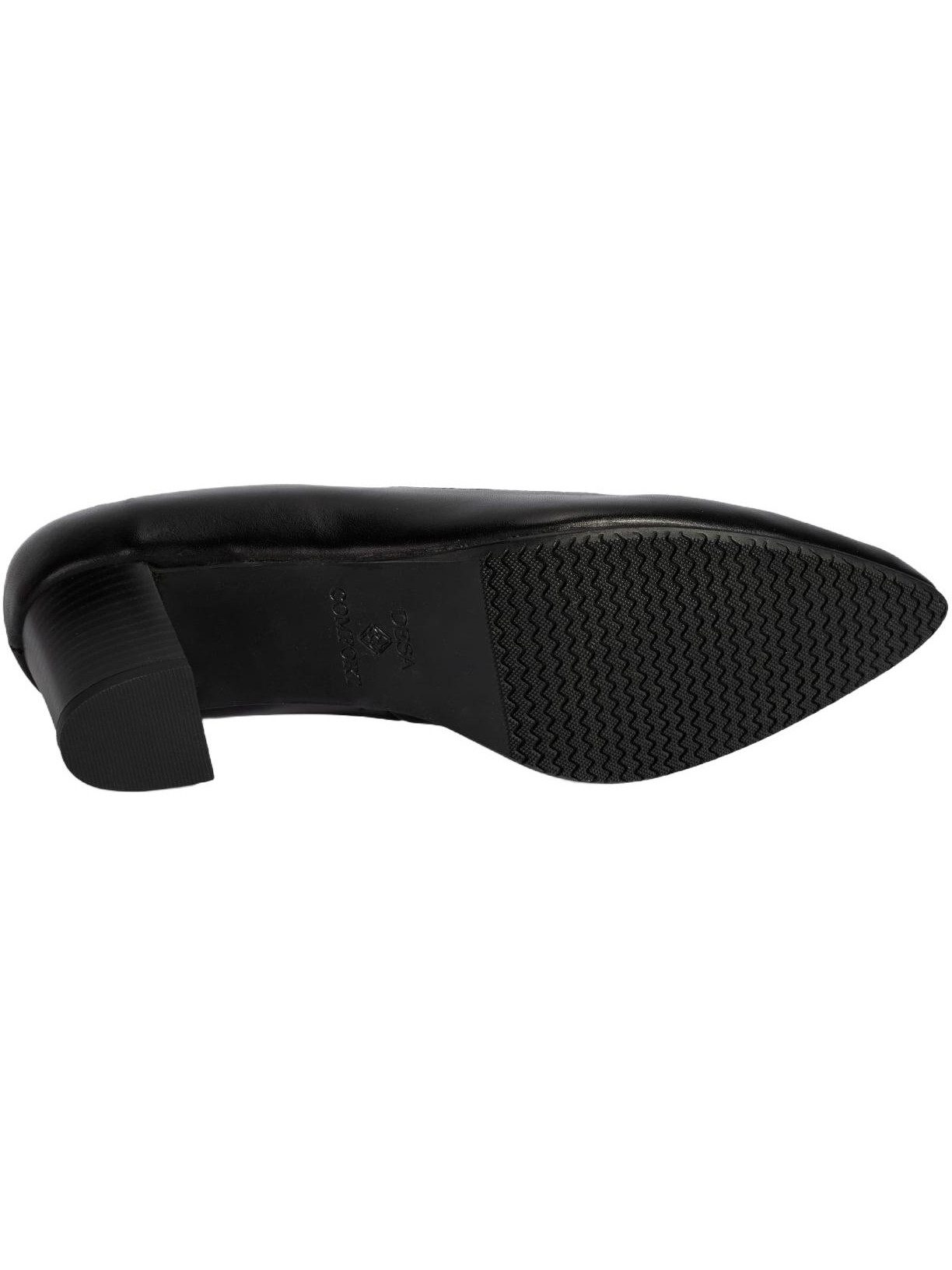 Desa Damen-Slipper – Obermaterial aus Lackleder, zum Hineinschlüpfen, Bloc Pumps