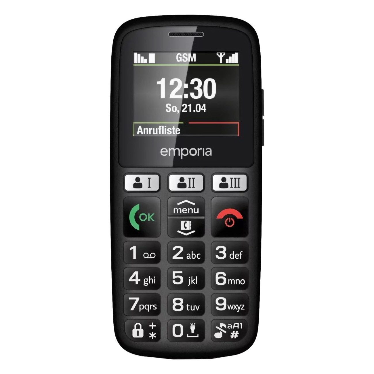 Emporia HAPPY LTE Seniorenhandy (emporia Notruffunktion, Angenehme handliche Größe, 1)