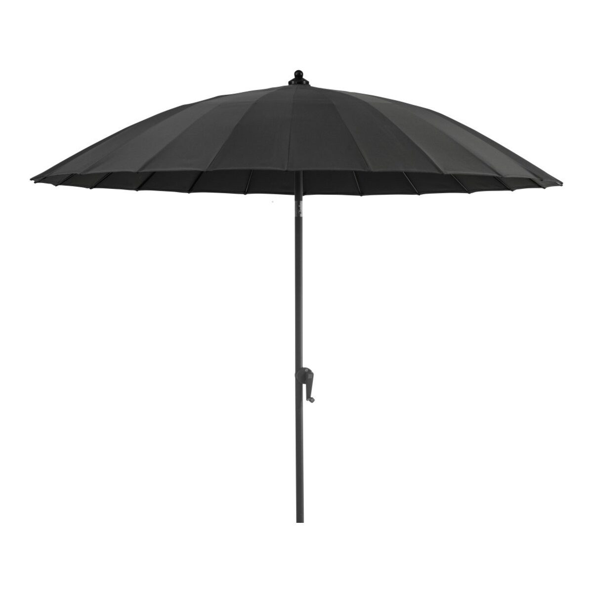 Brafab Sonnenschirm Shanghai Ø 270 cm, Anthrazit, LxB: 270x270 cm, Der Schirm ist neigbar
