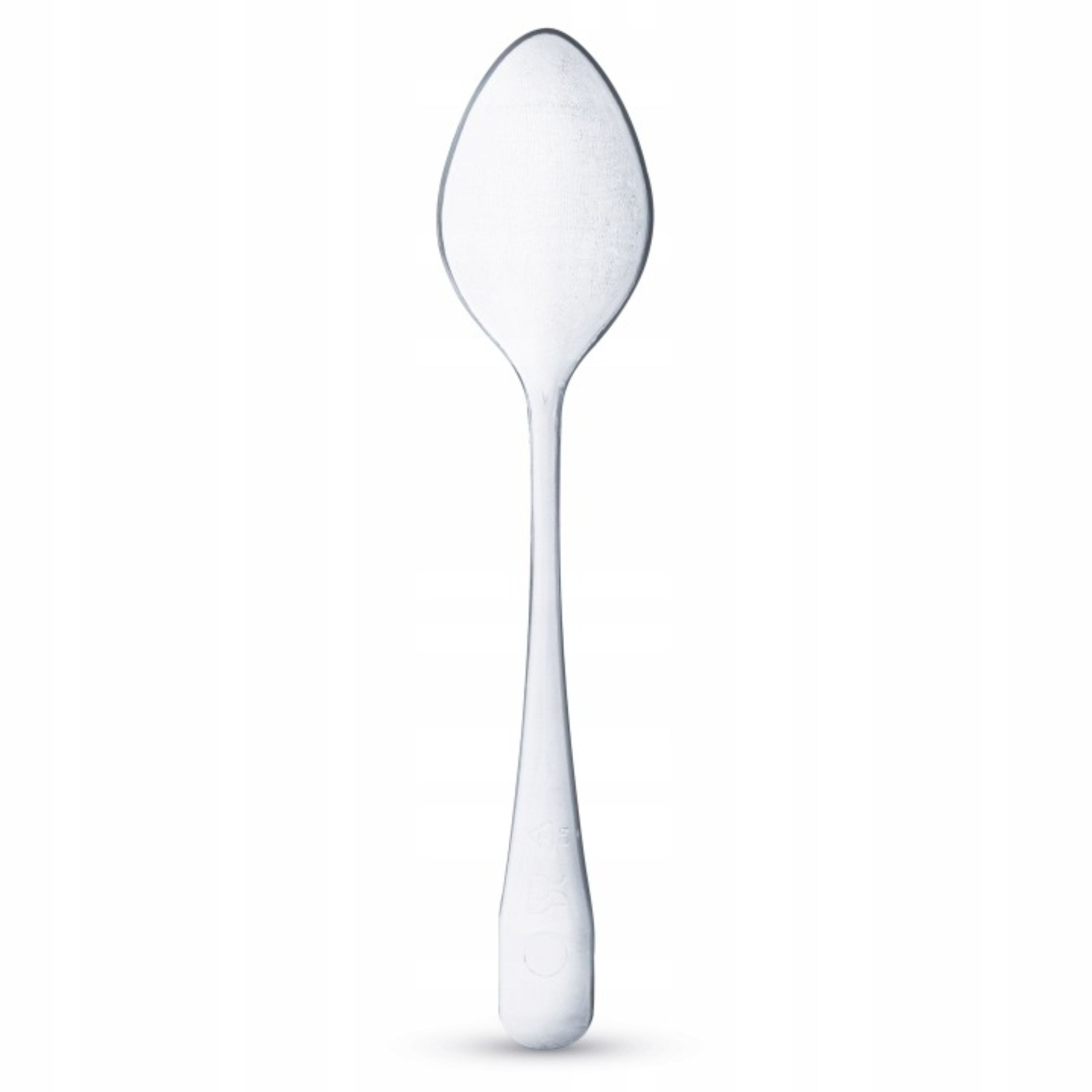 AllBag Plastikbindegerät 50 transparente Plastiklöffel 12 cm Mehrweg Party Besteck PS – Bild 3 von 3