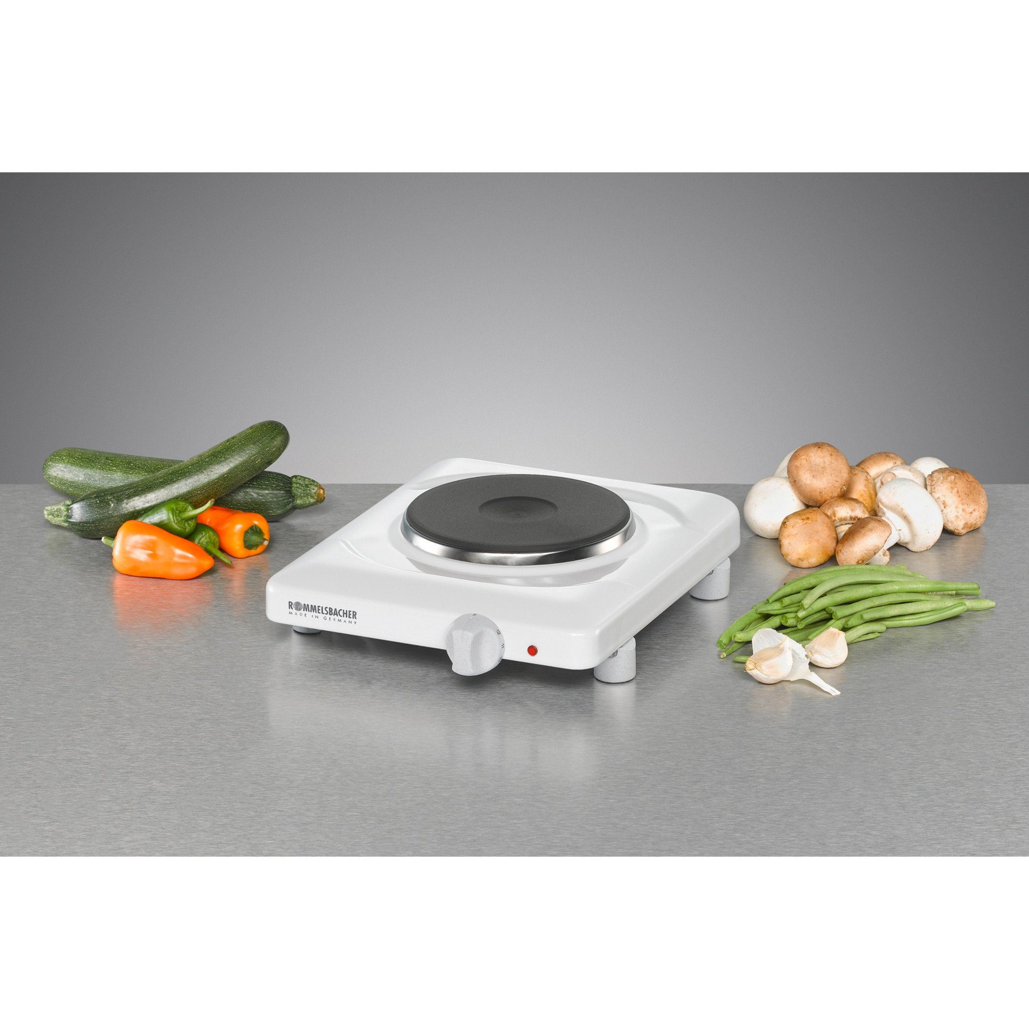 Heating :: automatic single hotplate AK 2099/E stainless steel