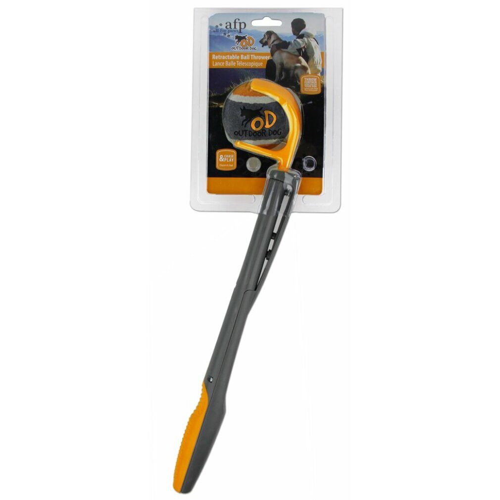 all for paws Tierquietschie AFP Outdoor Retractable Ball Thrower incl. Ball