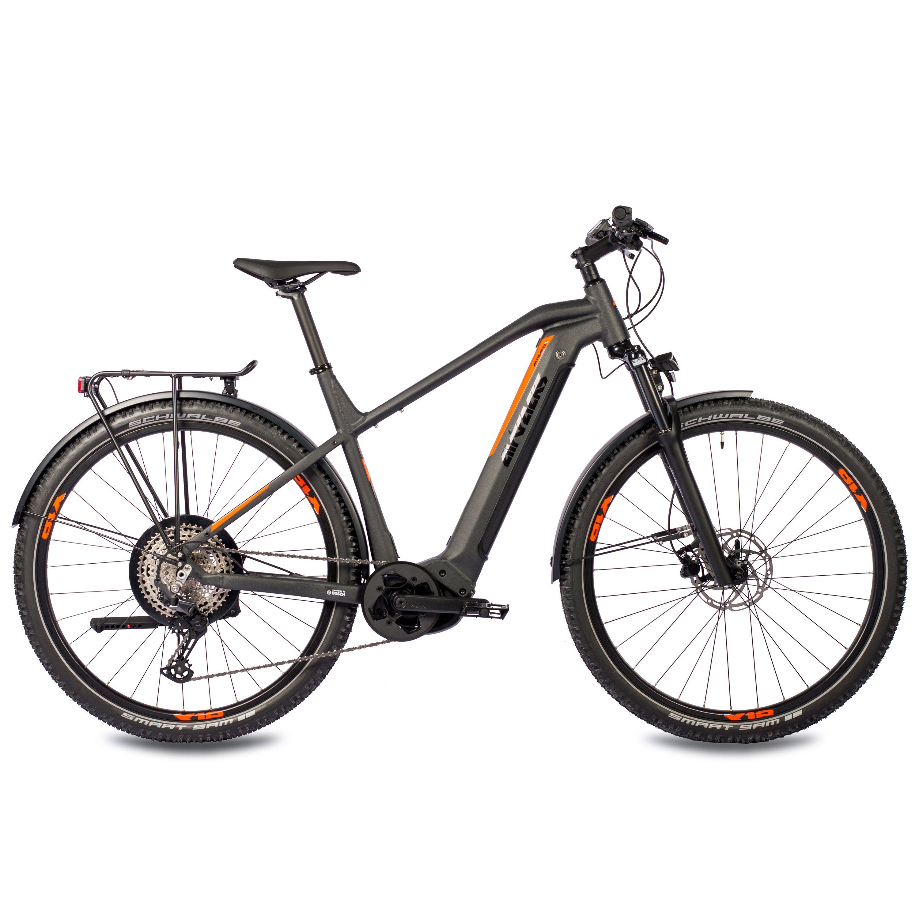 Airtracks E-Bike 29 Zoll E-Bike SUV MTB BOSCH Performance Line CX Gen 4 500 Wh MAVERIX, 12 Gang, Kettenschaltung, Mittelmotor, 500 Wh Akku, SHIMANO DEORE RD-6100 - 47cm 52cm 56cm - Mod. 2024