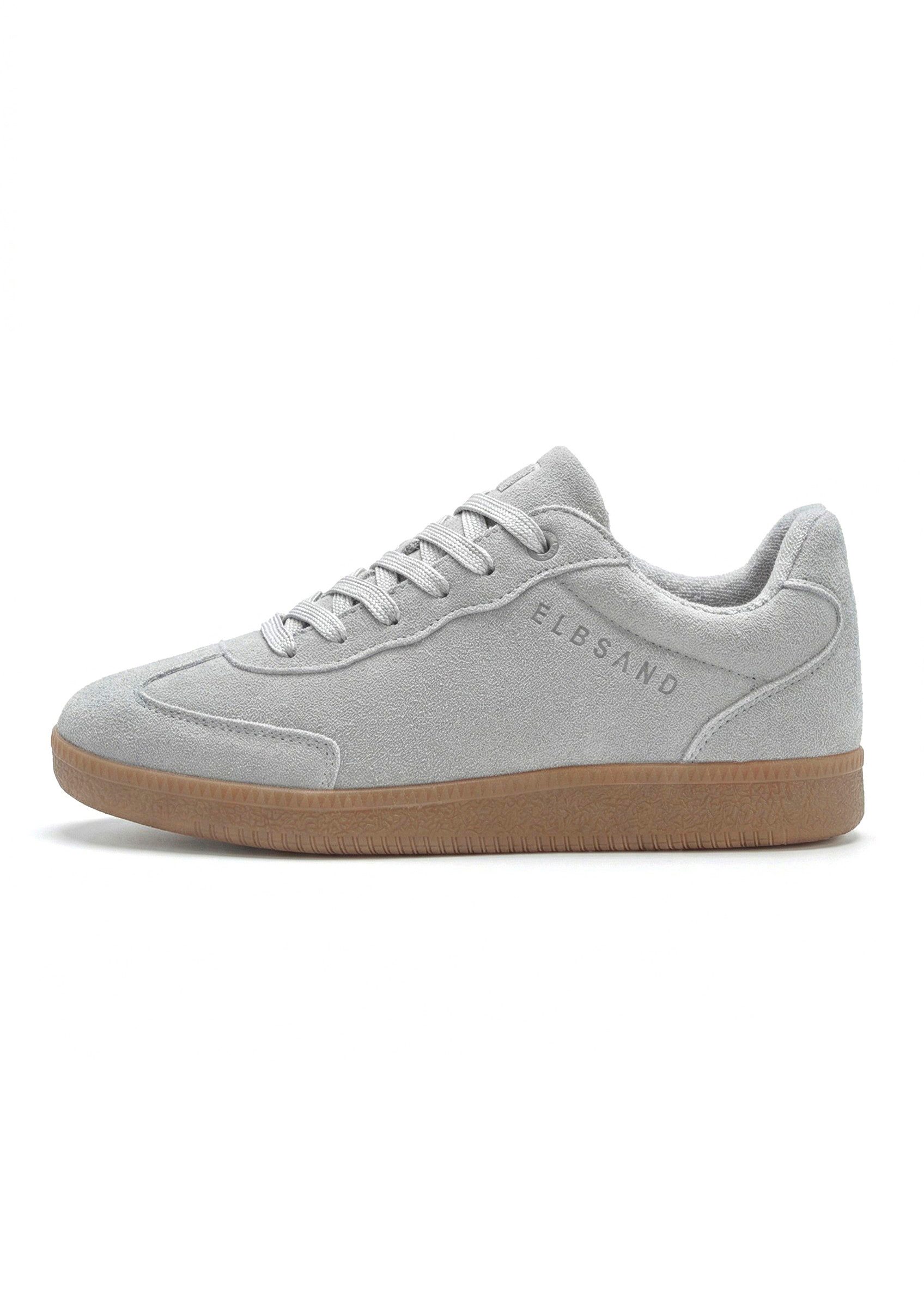 Elbsand Freizeitschuh, Schnürschuh, Turnschuh, Retro Sneaker, Lederschuh Sneaker Ledersneaker, Schnürhalbschuh aus Leder im modernen Retro Look