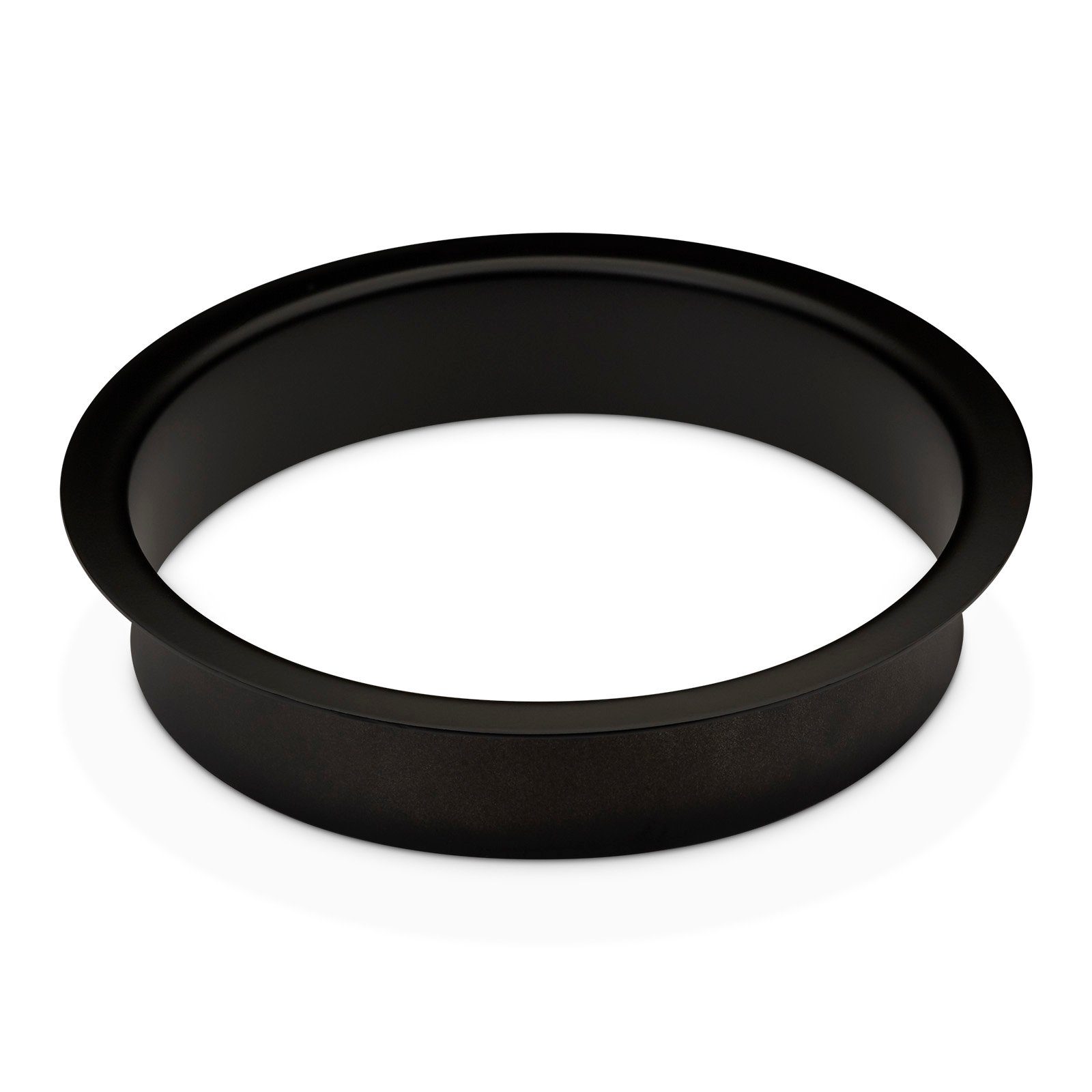 SO-TECH® Möbelbeschlag Durchwurfring Einfwurfring Edelstahl schwarz lackiert, Ø 210 mm, H 41,5 mm zum Einbau in Waschtisch / Arbeitsplatte