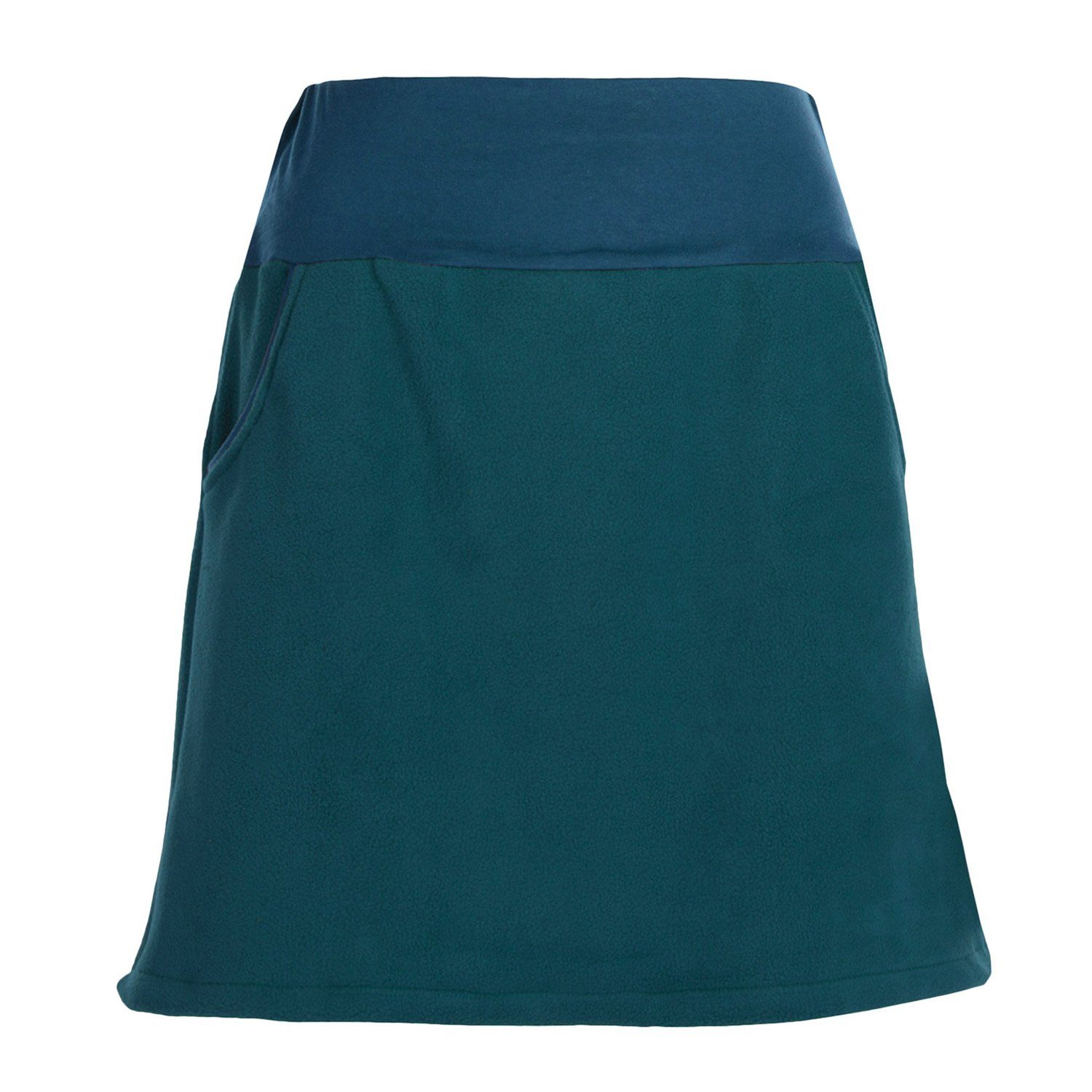 Vishes Minirock Thermorock warmer Damen Winterrock kurz Minirock aus ECO-Fleece Hippei, Retro Style – Bild 4 von 5