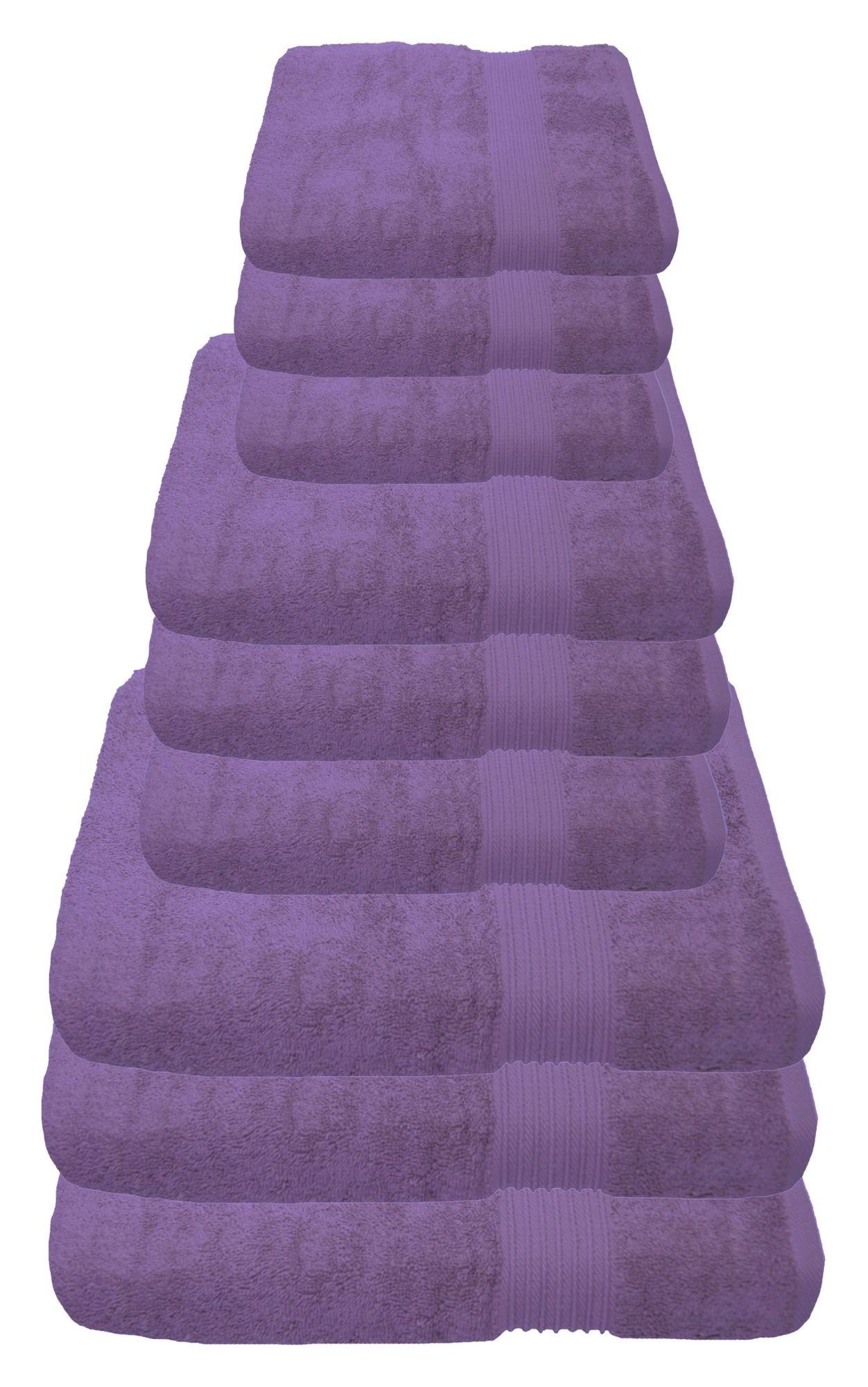 Julie Julsen Handtücher 9-Handtücher-Lavendel, Baumwolle (9-St) günstig online kaufen