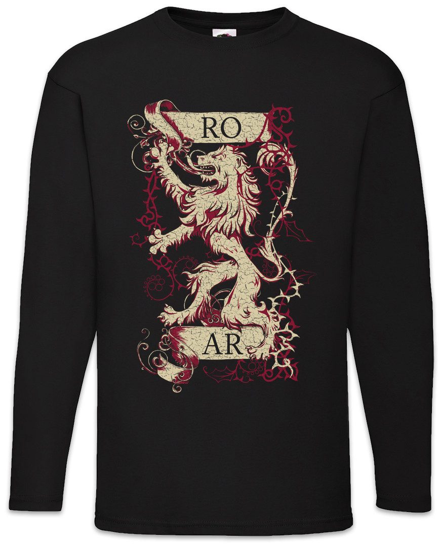 Langarmshirt Roar Lion Langarm T-Shirt Game Löwe Lion Of King Stark Wolf Thrones