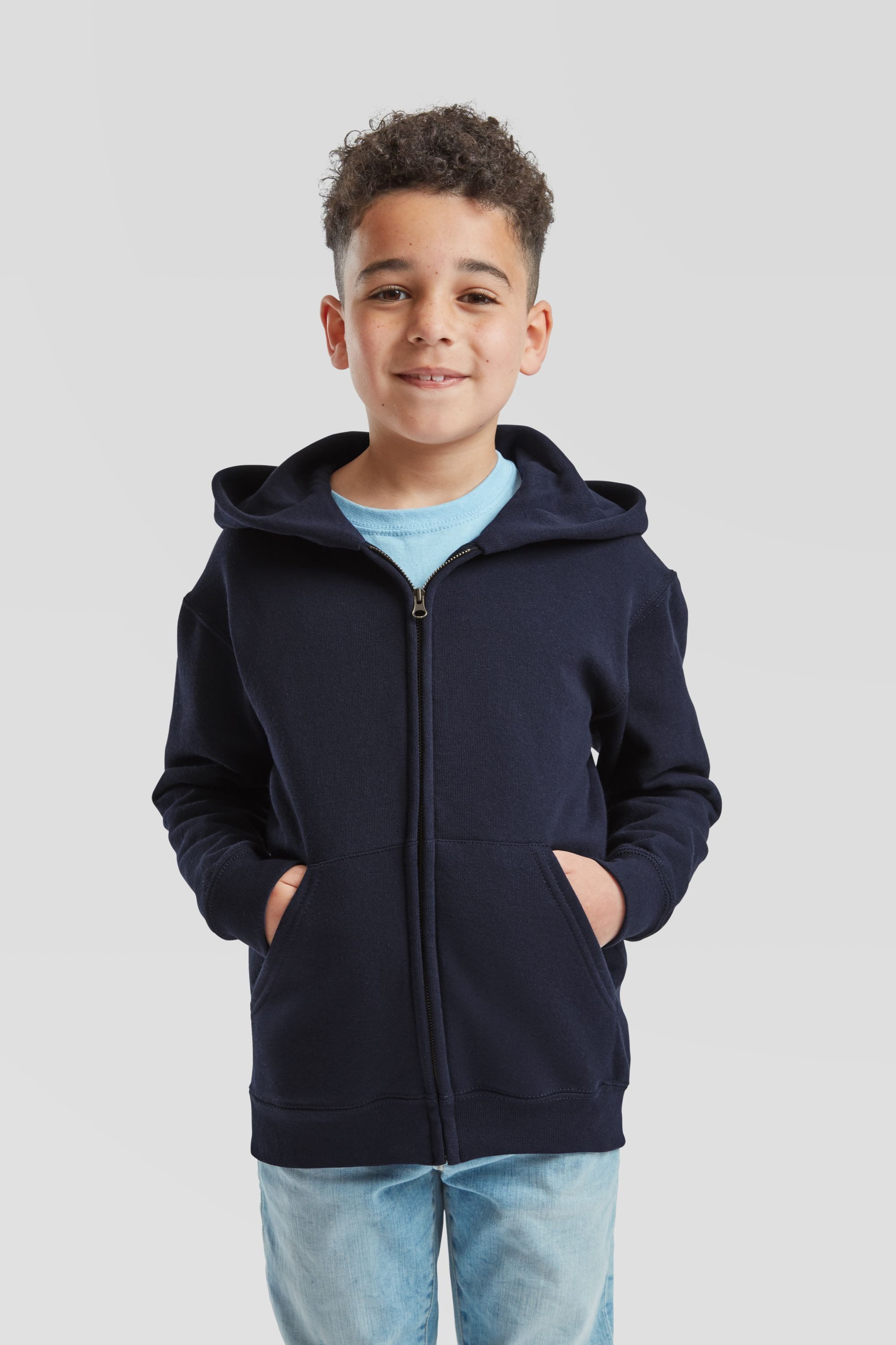 Fruit of the Loom Sweatjacke Classic Hooded Sweat Jacket Kids