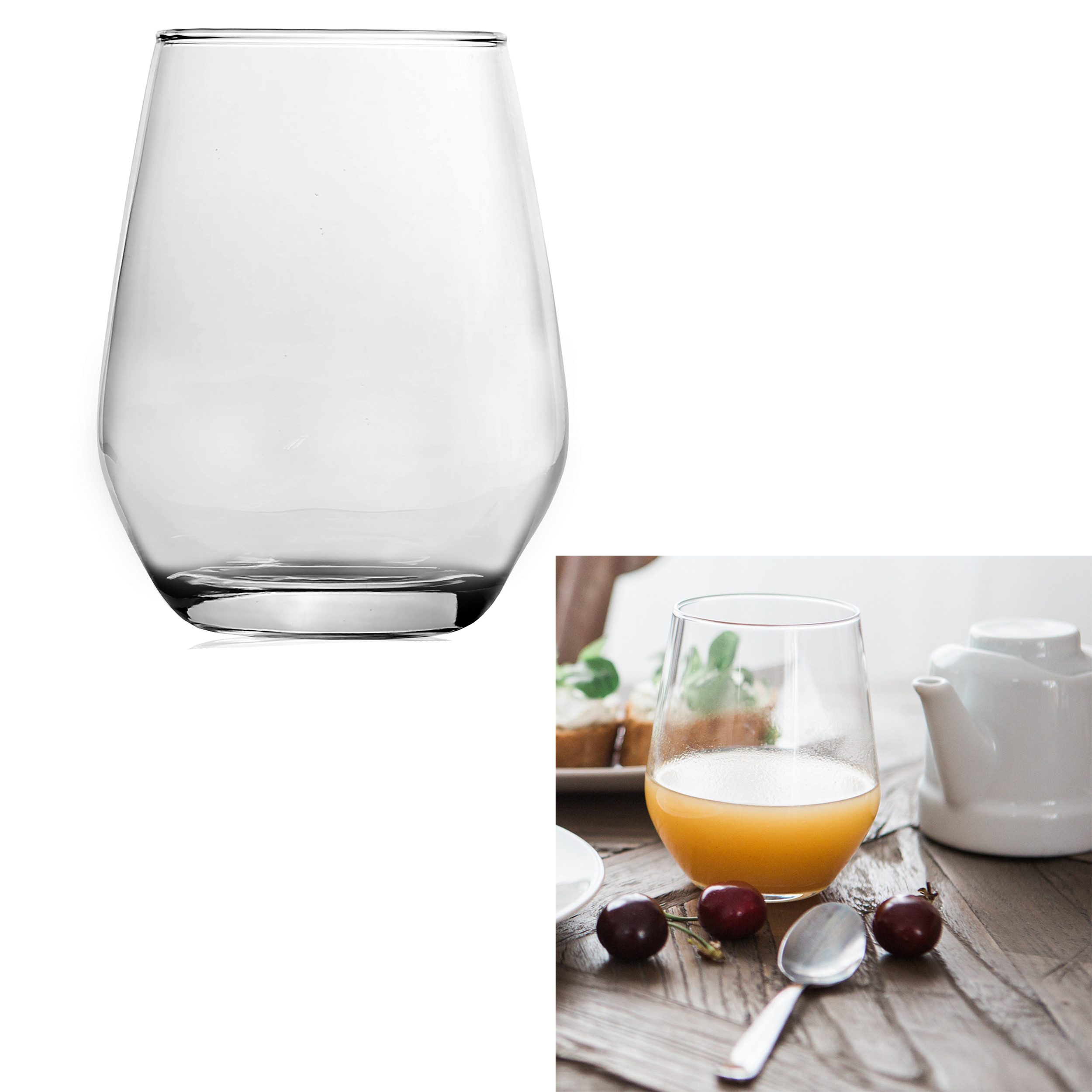 Glas 6-tlg. Set Trinkgläser - Wassergläser - Saftgläser - Wassergläser