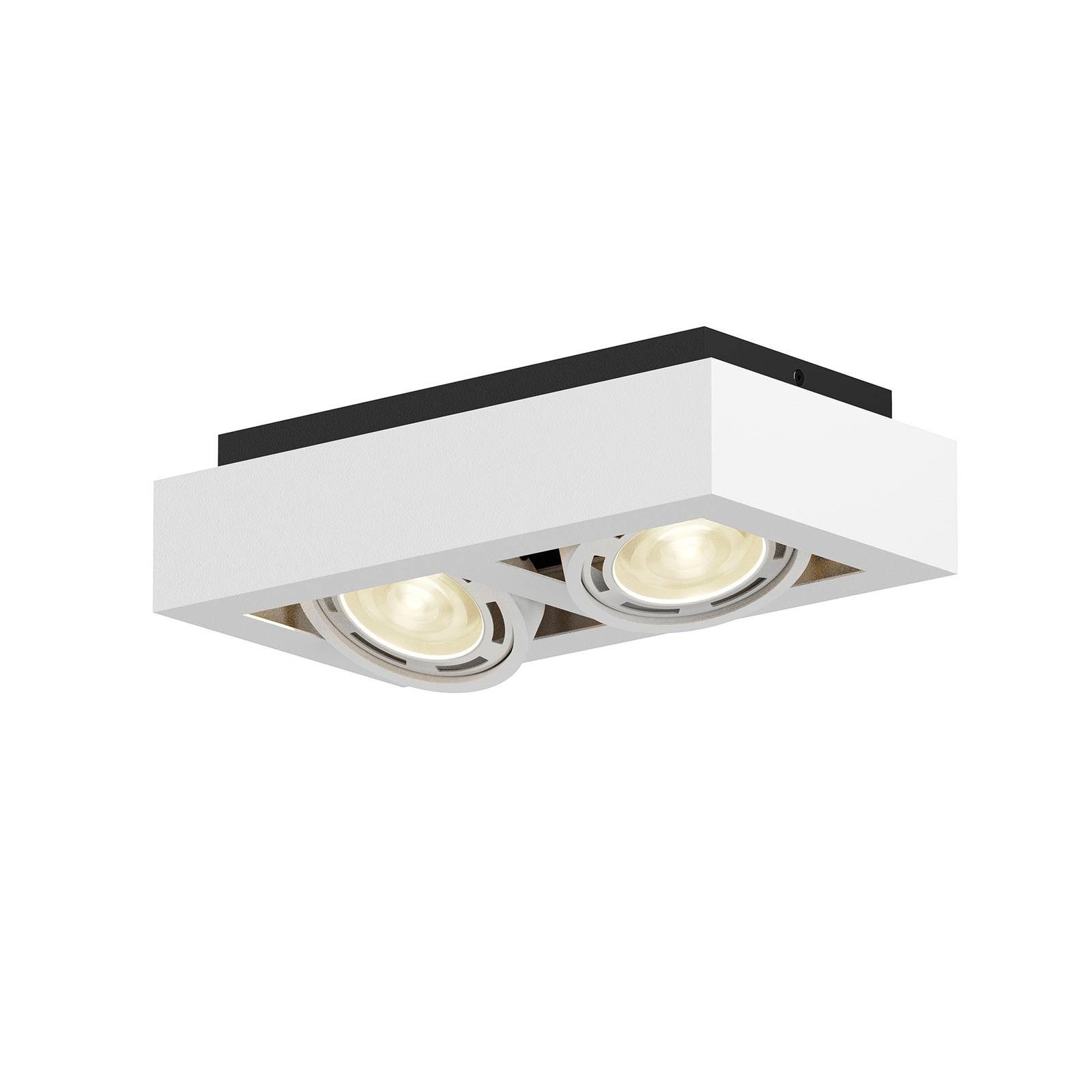 Arcchio Deckenleuchten Ronka, Metall, Weiß IP20, 2 x 20 W ES111 LED