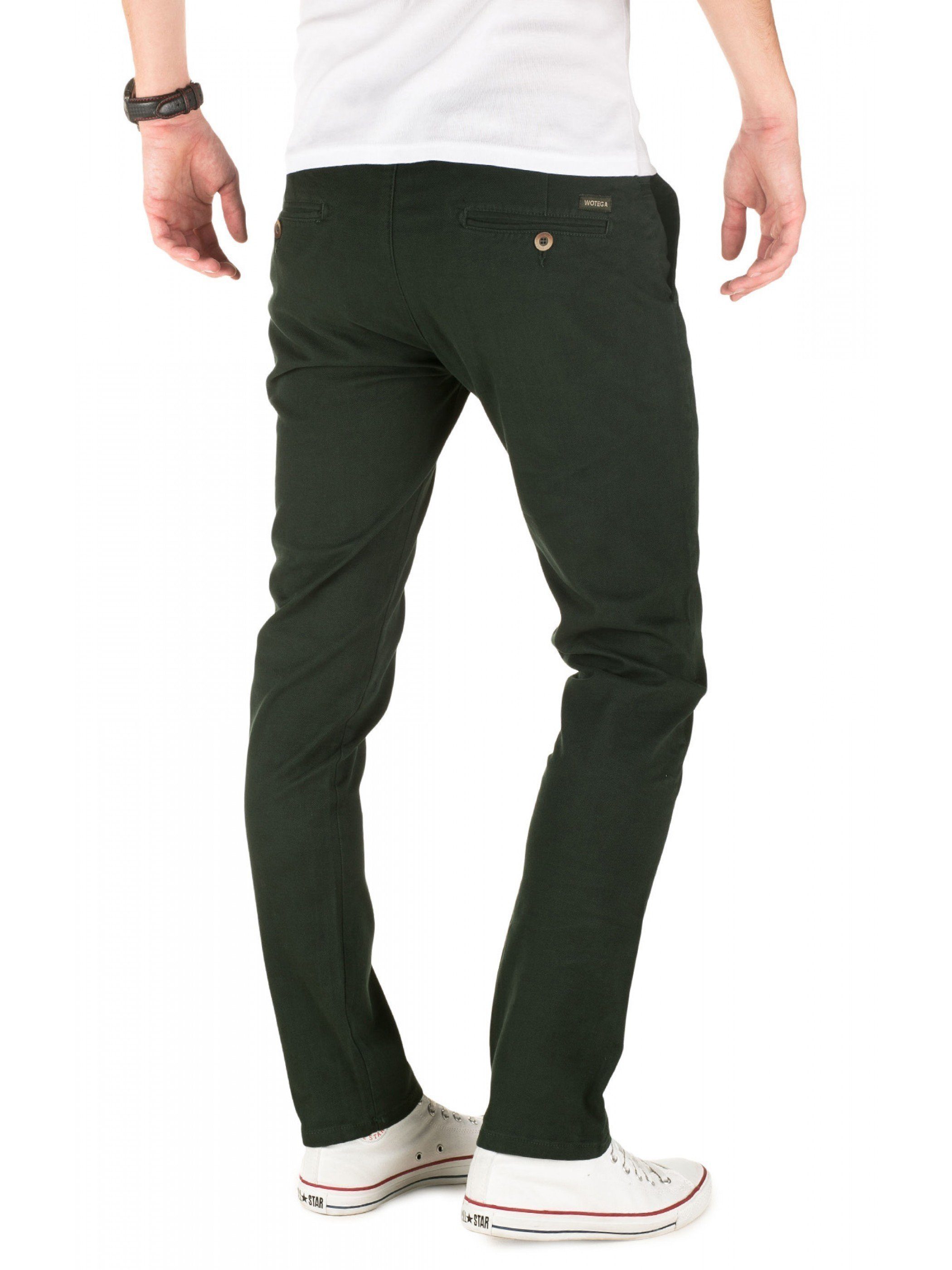 WOTEGA Chinohose Pattern Herren Slim Fit Chinohose günstig online kaufen