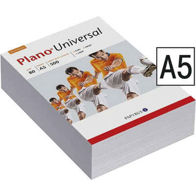 PLANO Druckerpapier Universal, Format DIN A5, 80 g/m², 146 CIE, 500 Blatt