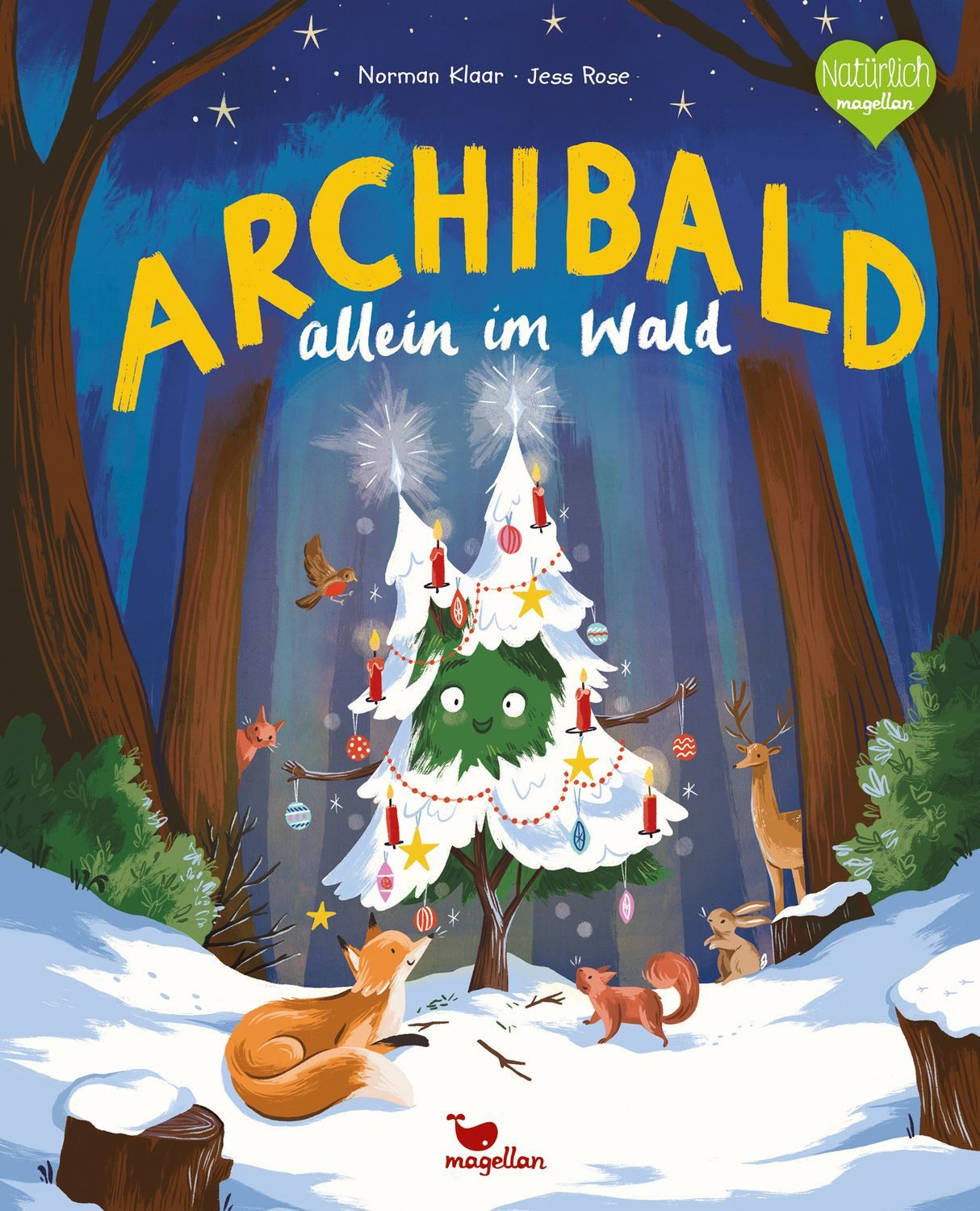 Kinderbuch Archibald allein im Wald Ein Bilderbuch zu Weihnachten für Kinder ab 3 Norman Klaar