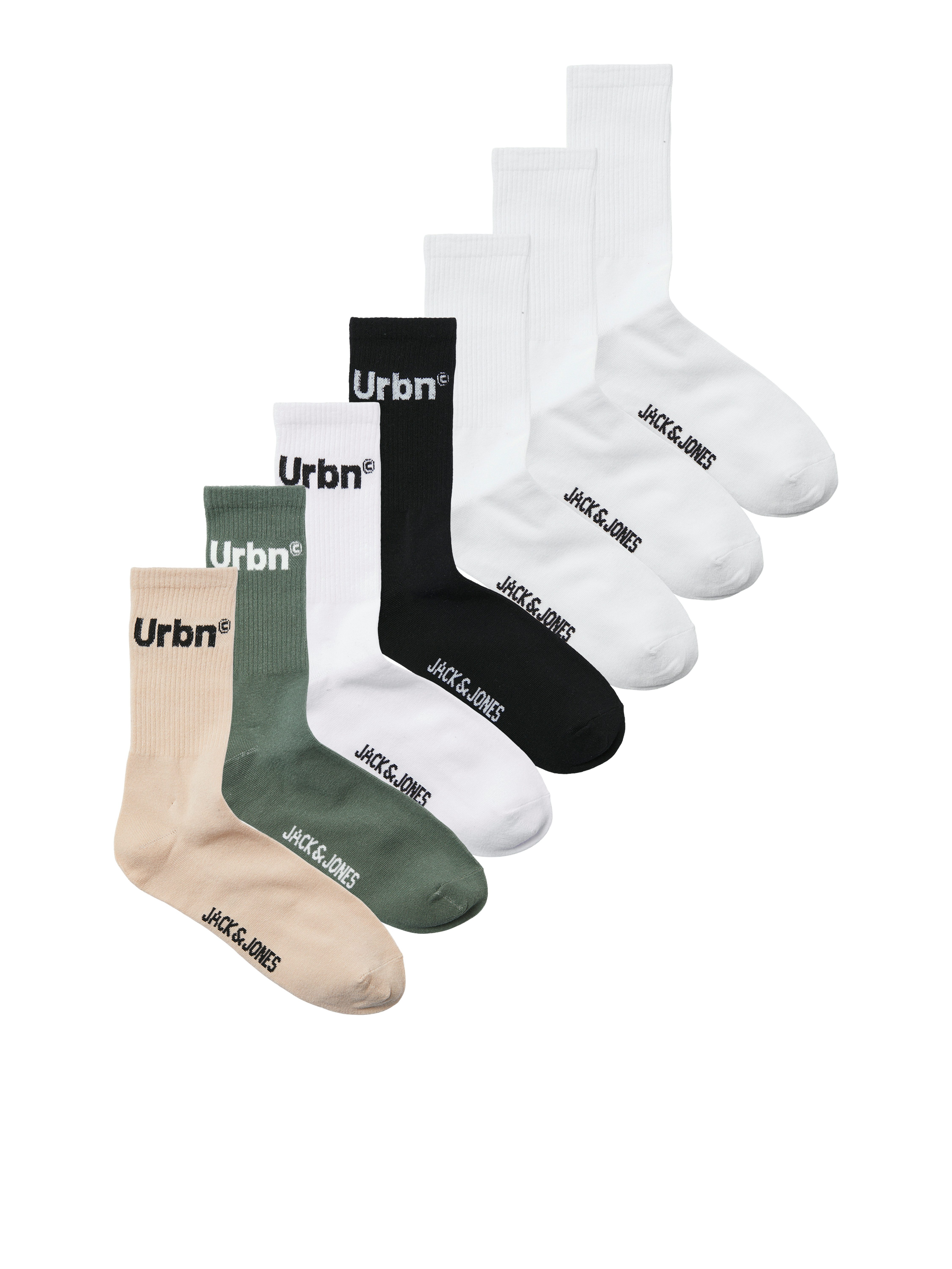 Freizeitsocken JACURBN TENNIS SOCKS 7 PACK SN