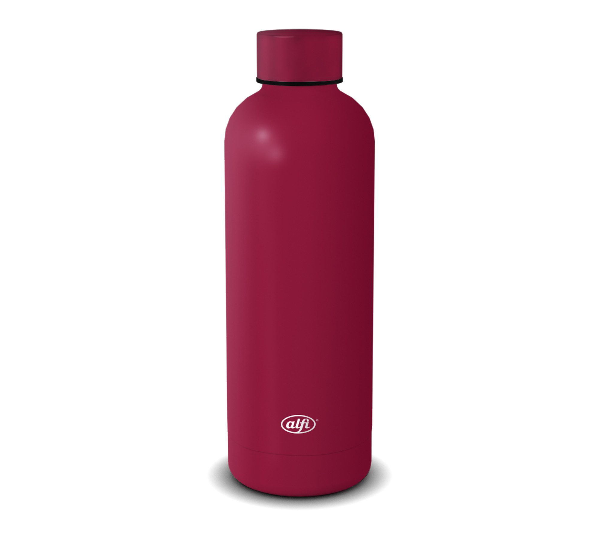 Alfi Isolierflasche BASICS BOTTLE, aus doppelwandigem Edelstahl, 0,50l, 12h kalt oder 6h heiß, absolut dicht