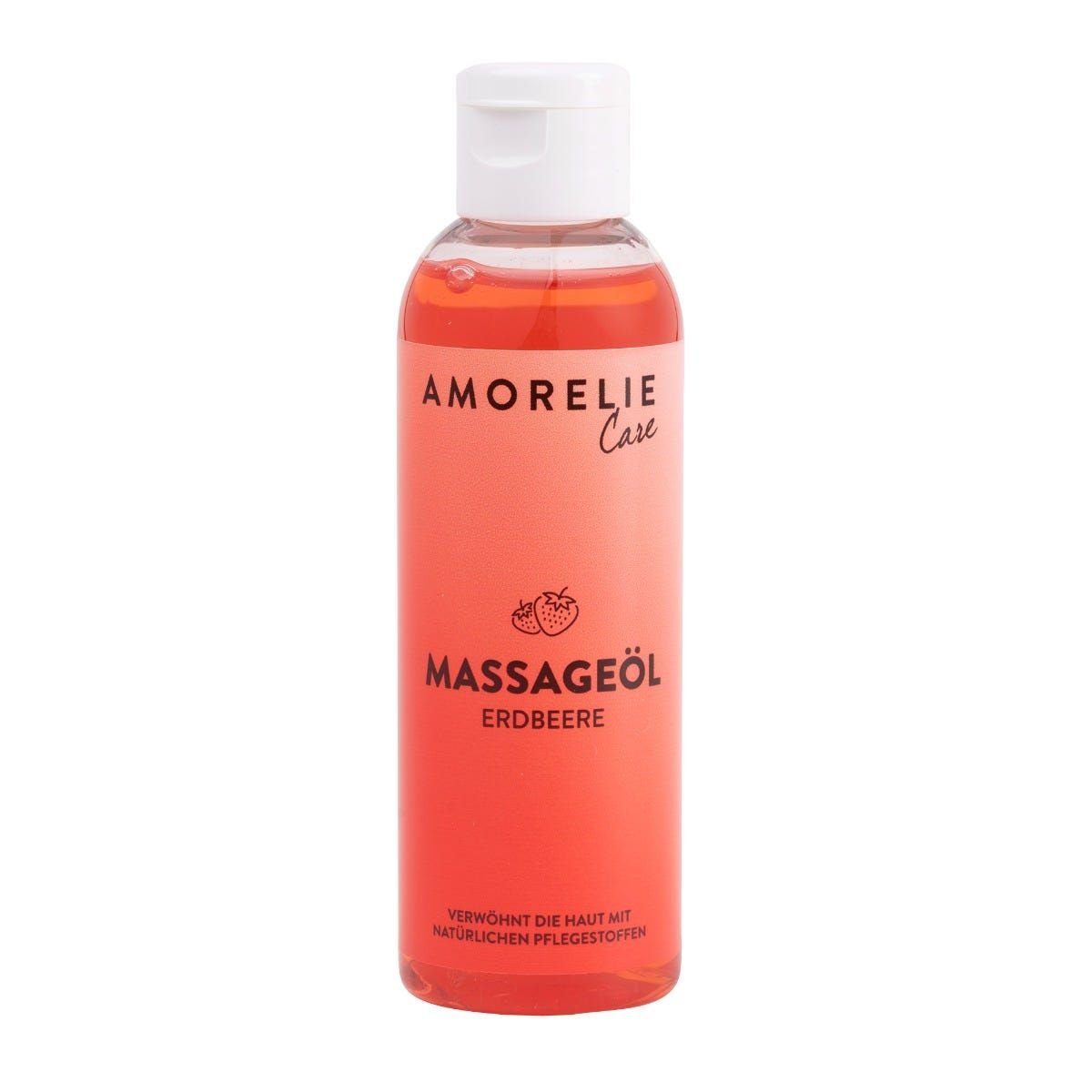 1-tlg., Care Massageöl Erdbeere -100 Massageöl AMC Wärmendes AMORELIE Erdbeere ml,