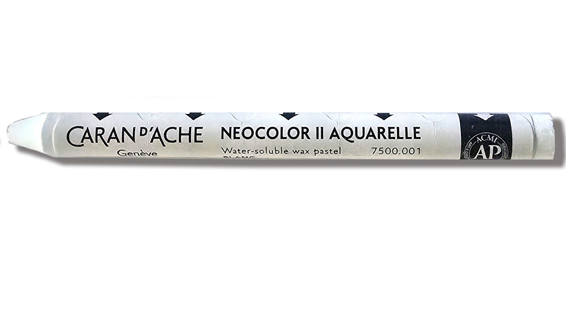 creativ company Aquarellstifte 10x Caran d ´Ache Neocolor II Weiss, (Hahnemühle Expression), für Aquarelltechniken