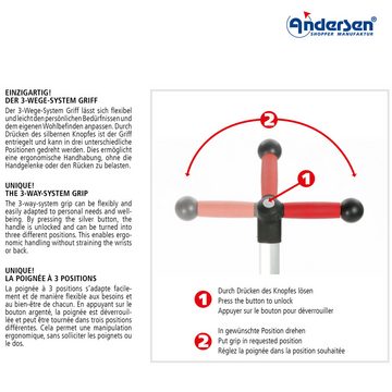 Andersen Einkaufstrolley Unus Shopper Fun mit Tasche 360° in Nr. 3 oder Nr. 5