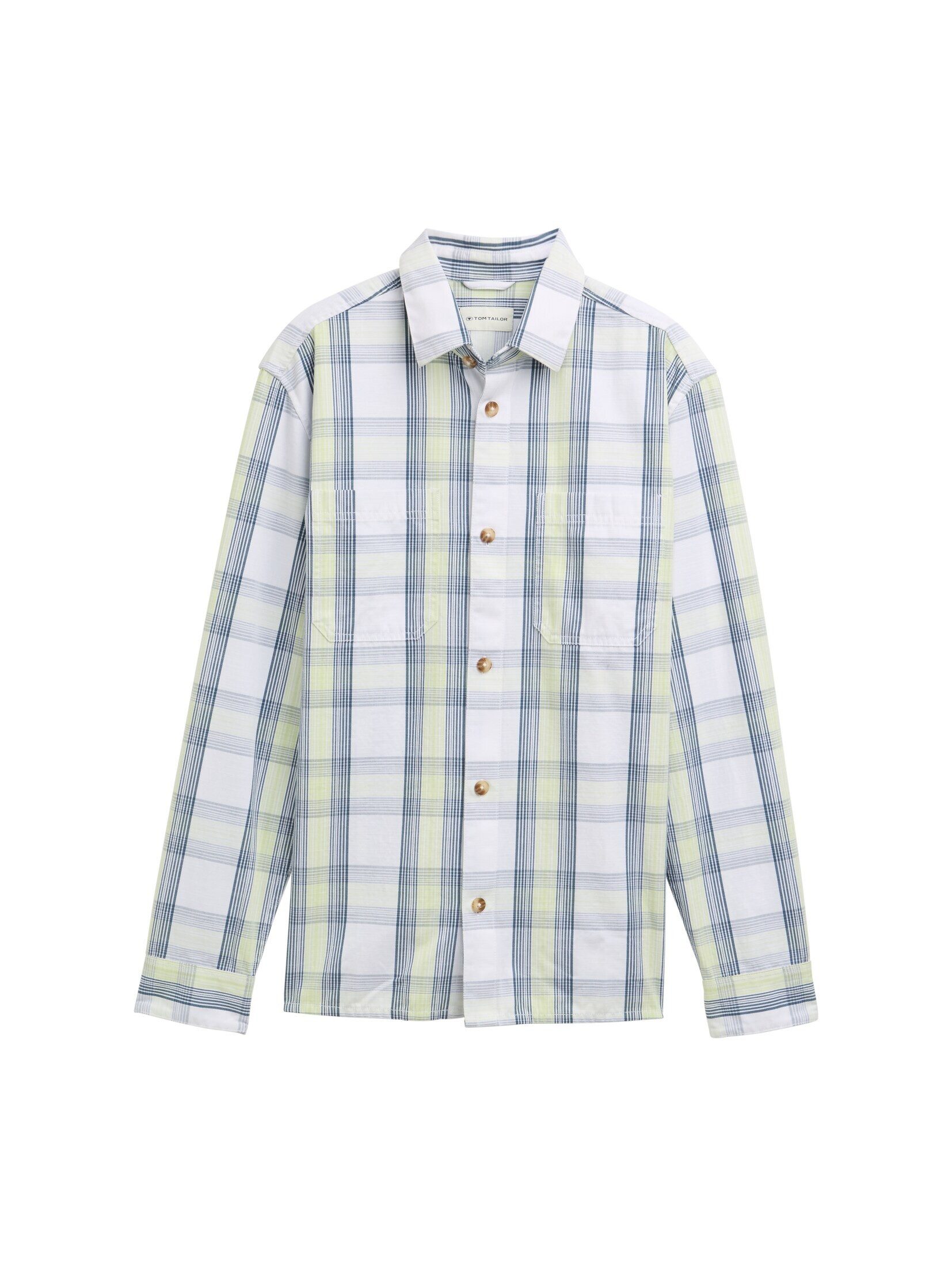 TOM TAILOR Langarmhemd Blusen & Shirts Overshirt mit Karomuster günstig online kaufen