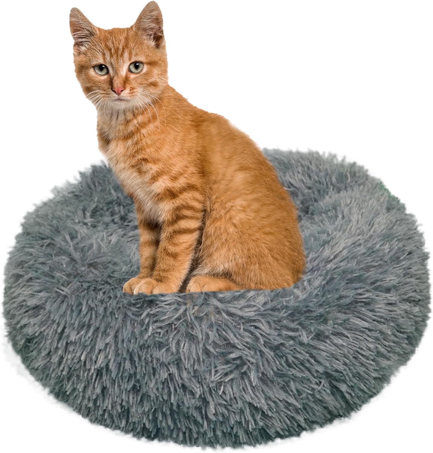 Tierbett Hundebett, Hundekissen in Leinenoptik, Hundekorb, rutschfeste DIA