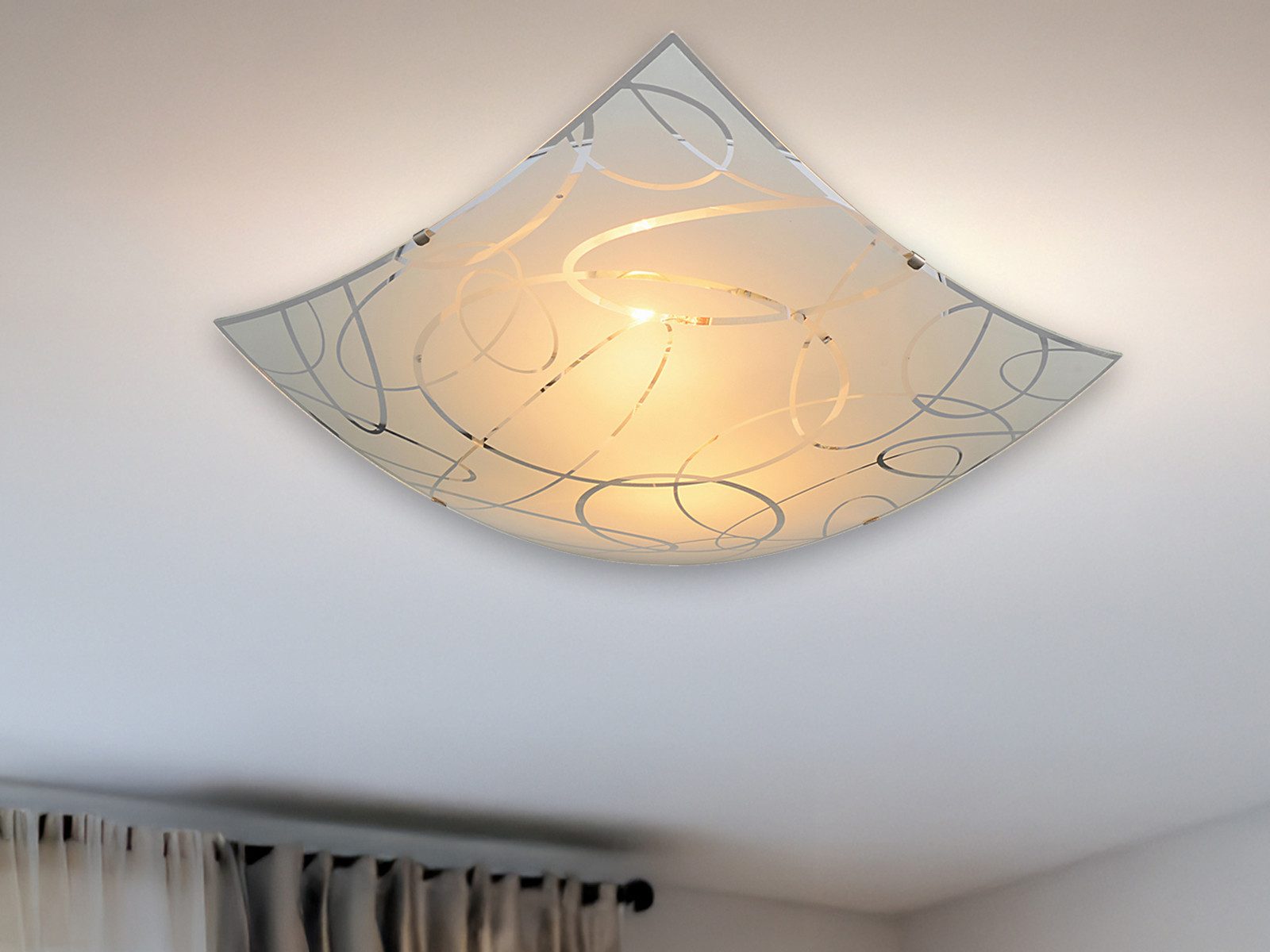 TRIO Leuchten LED Deckenleuchte, LED wechselbar, Warmweiß, Deckenschalen fl günstig online kaufen