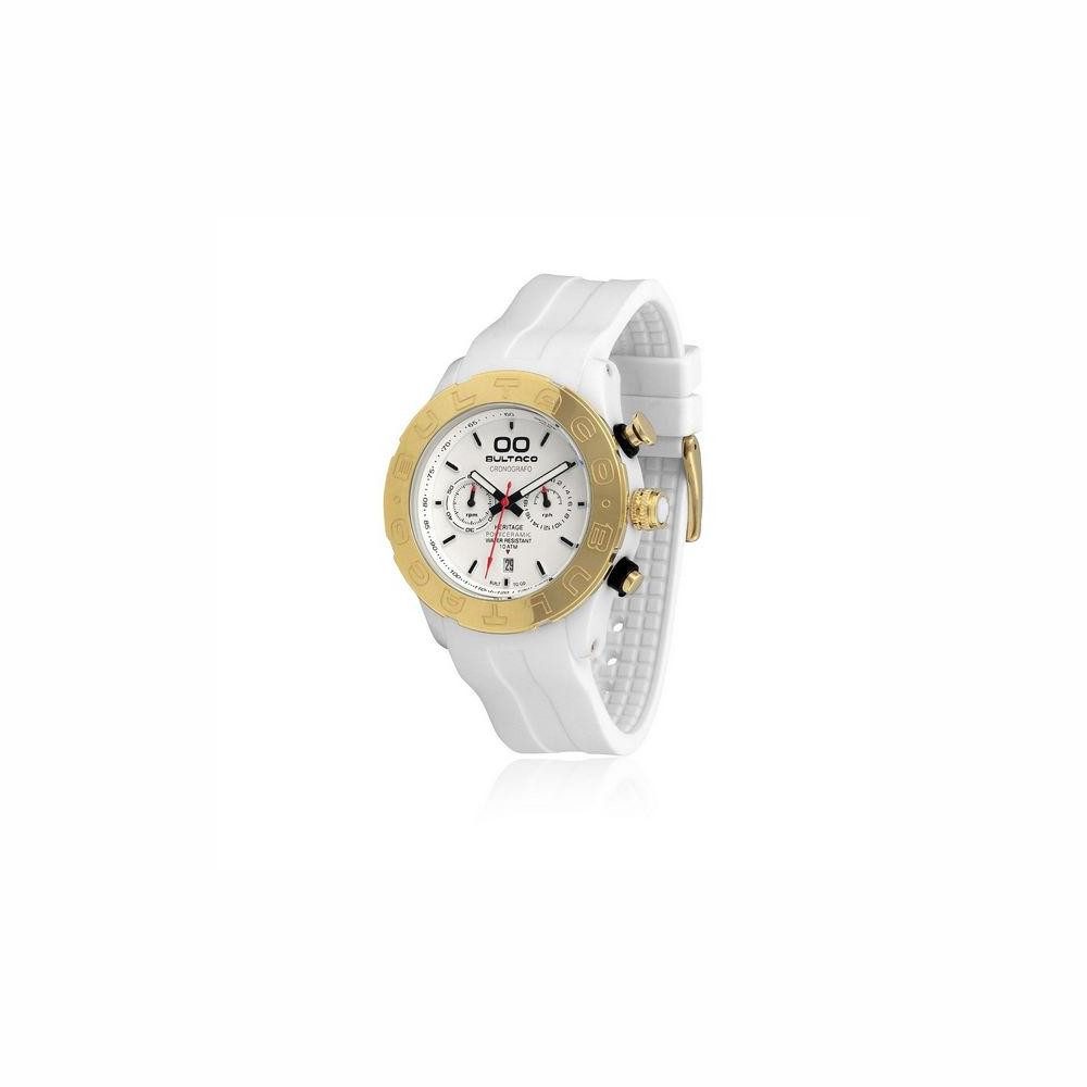 BULTACO Quarzuhr Bultaco Herren-Armbanduhr Uhr Bultaco H1PW43C-CW2 43mm Quarzuhr wasser