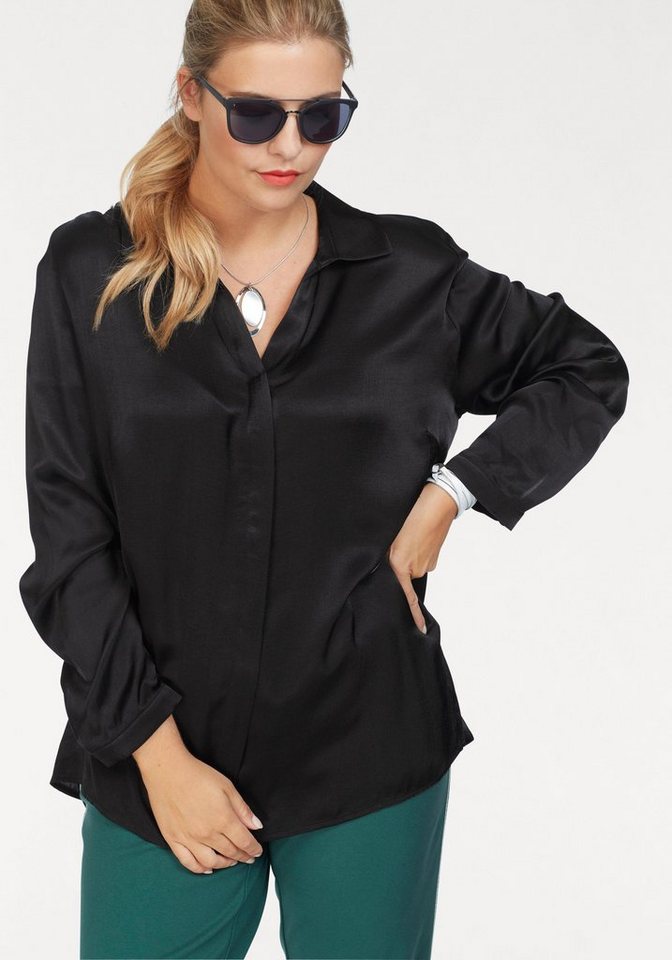 NoSecret Satinbluse mit edlem Satinglanz NoSecret Satinbluse mit edlem Satinglanz