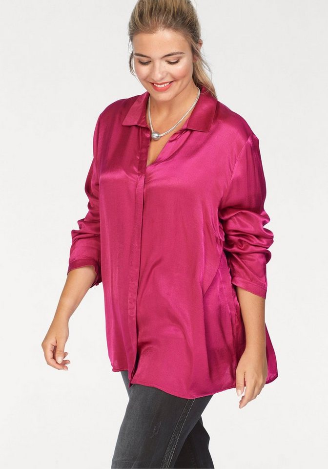NoSecret Satinbluse mit edlem Satinglanz NoSecret Satinbluse mit edlem Satinglanz