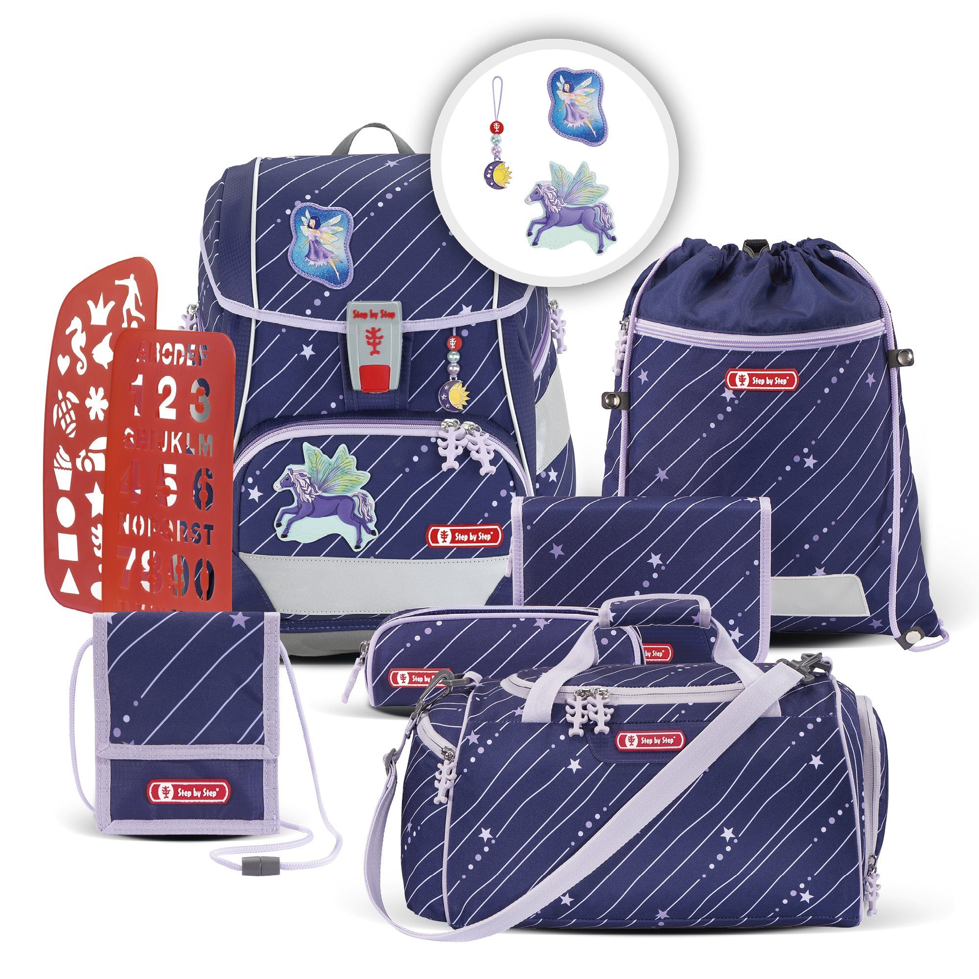 Step by Step Schulranzen 2IN1 PLUS AktionsSet "Pegasus Emily", 8