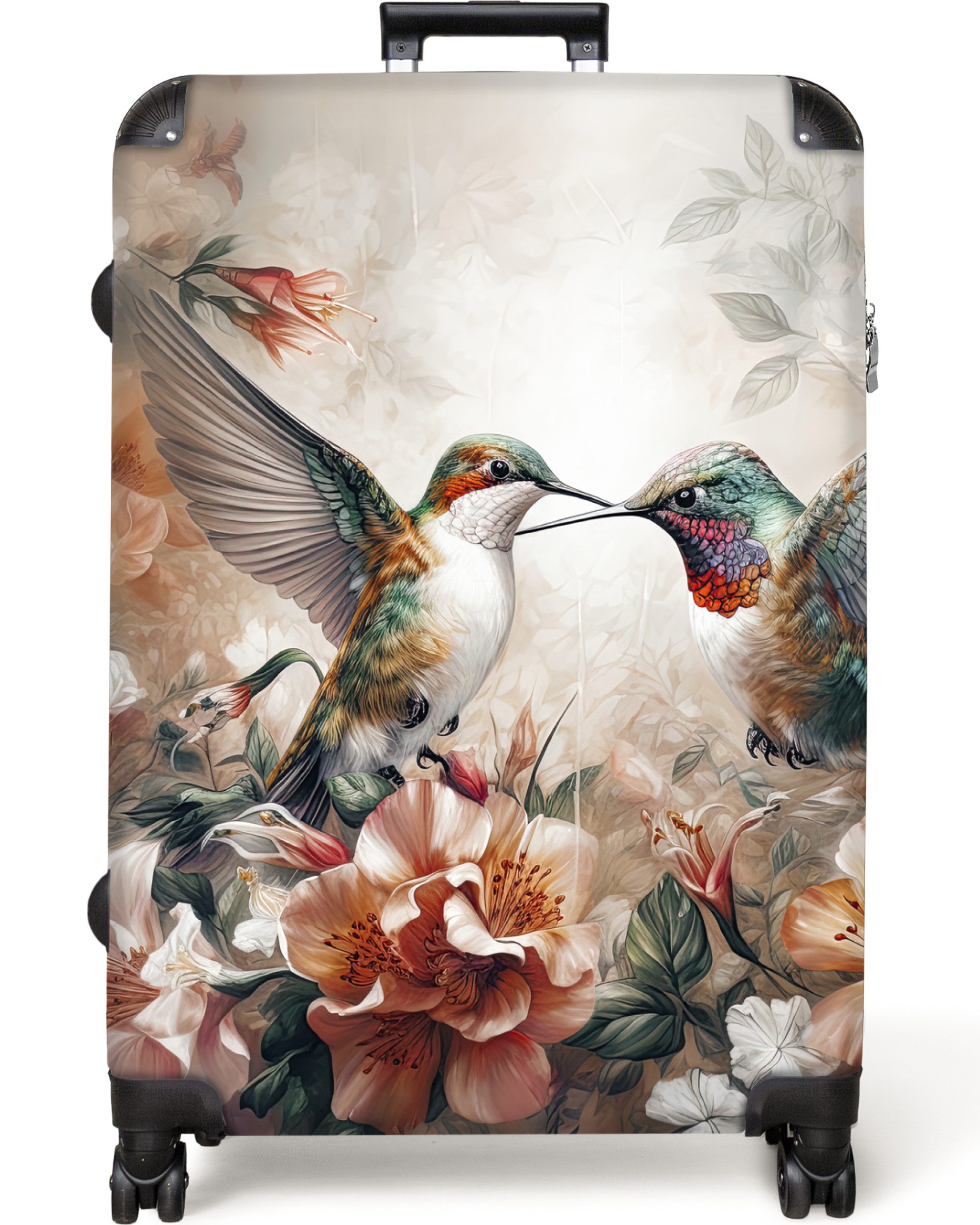 NoBoringSuitcases.com© Hartschalen-Trolley Kolibri - Vögel - günstig online kaufen