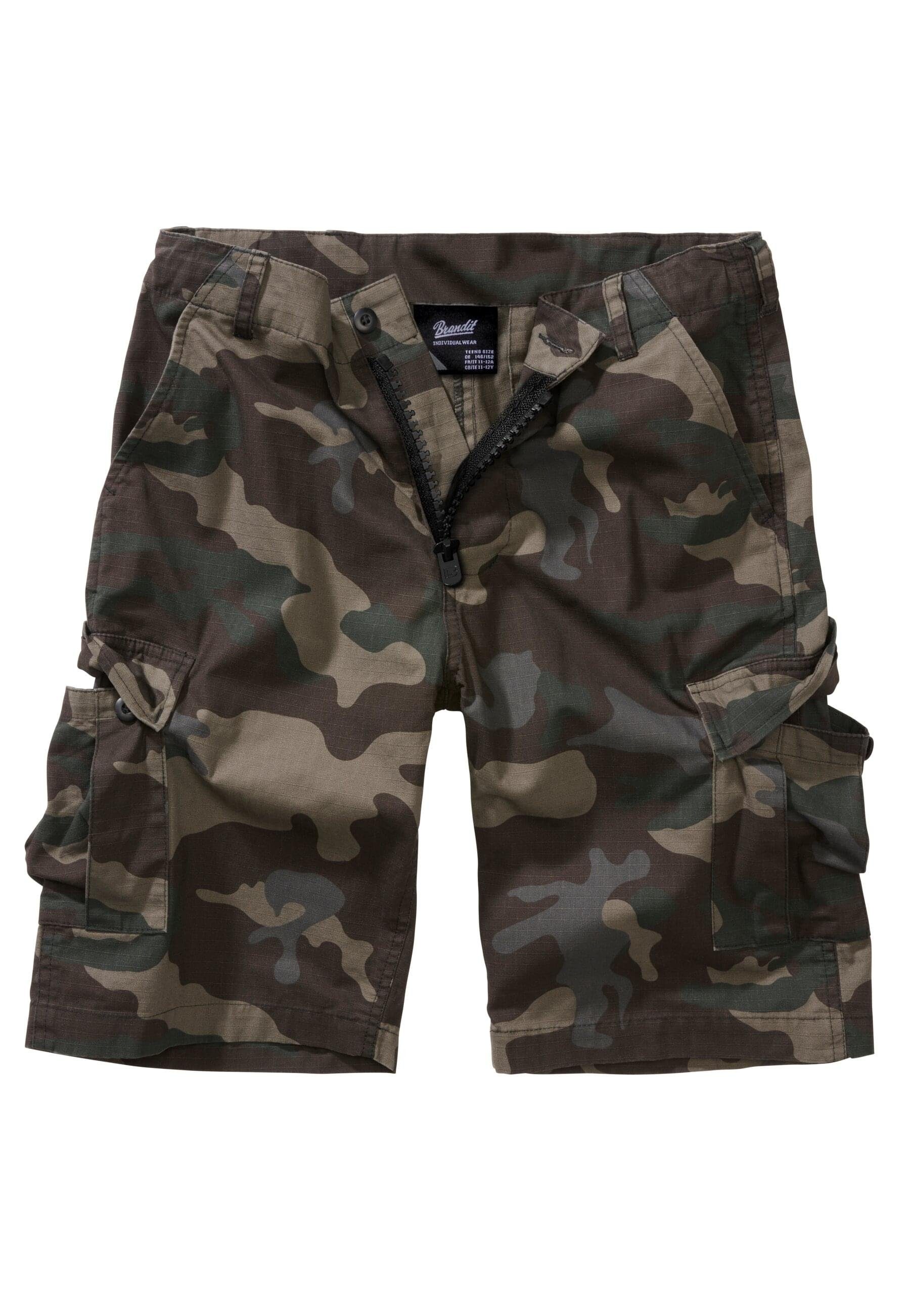 Brandit Stoffhose Brandit Herren Kids BDU Ripstop Shorts (1-tlg)