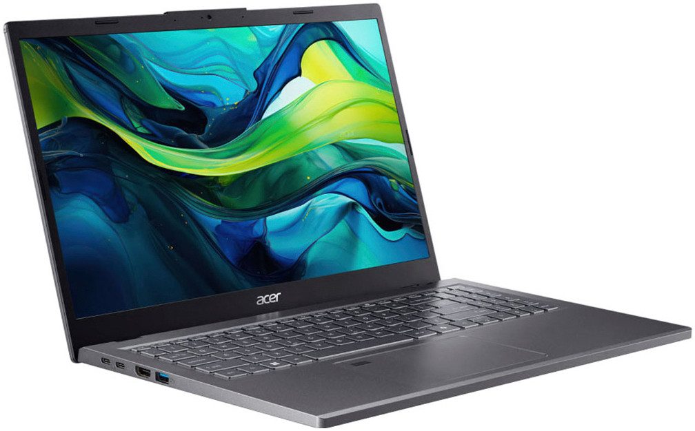 Acer Aspire 15 Notebook (39,62 cm/15,6 Zoll, AMD Ryzen 5 8640HS, Radeon 760M, 16 GB, 512 GB SSD)