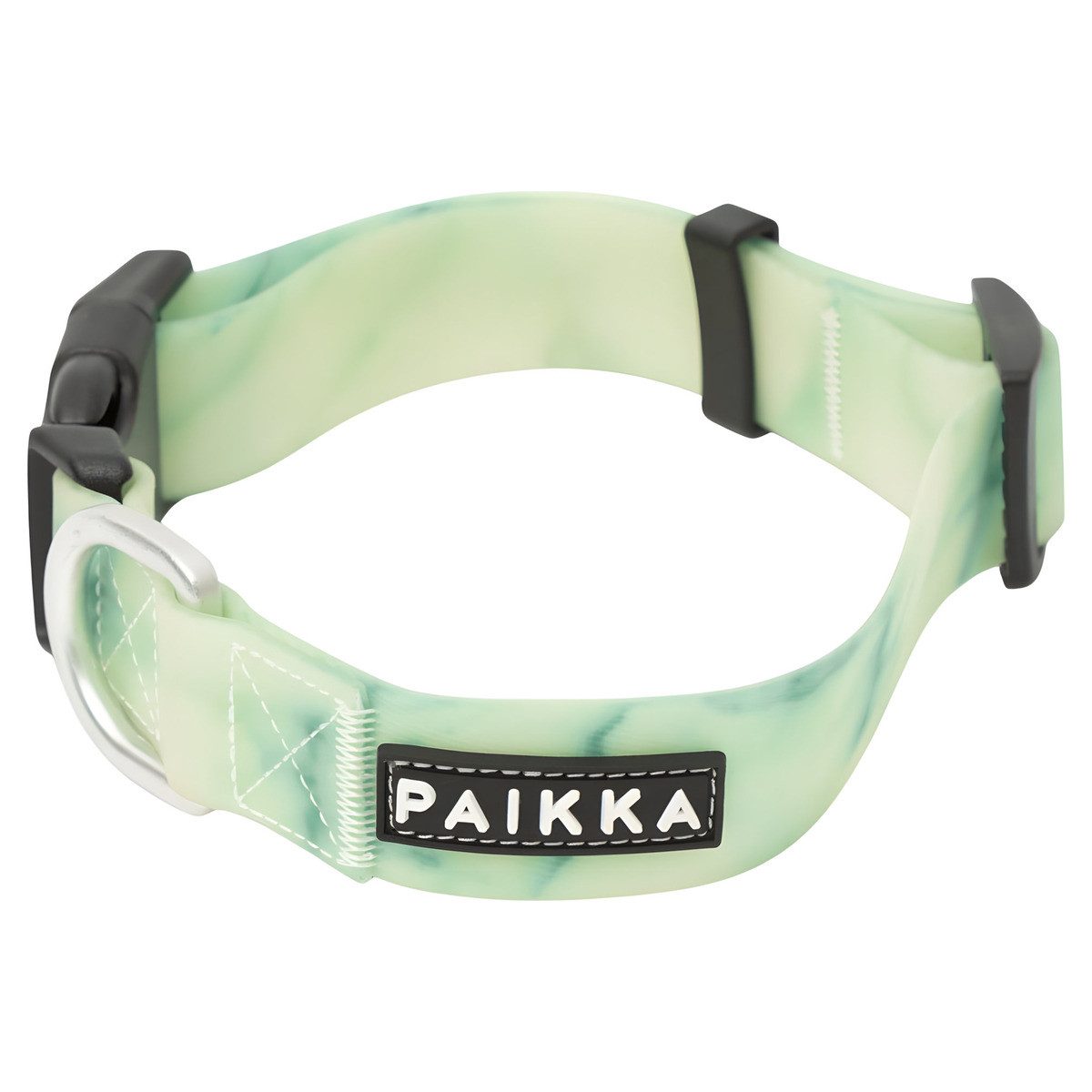 PAIKKA Hunde-Halsband Hundehalsband "Glow Collar" marble green