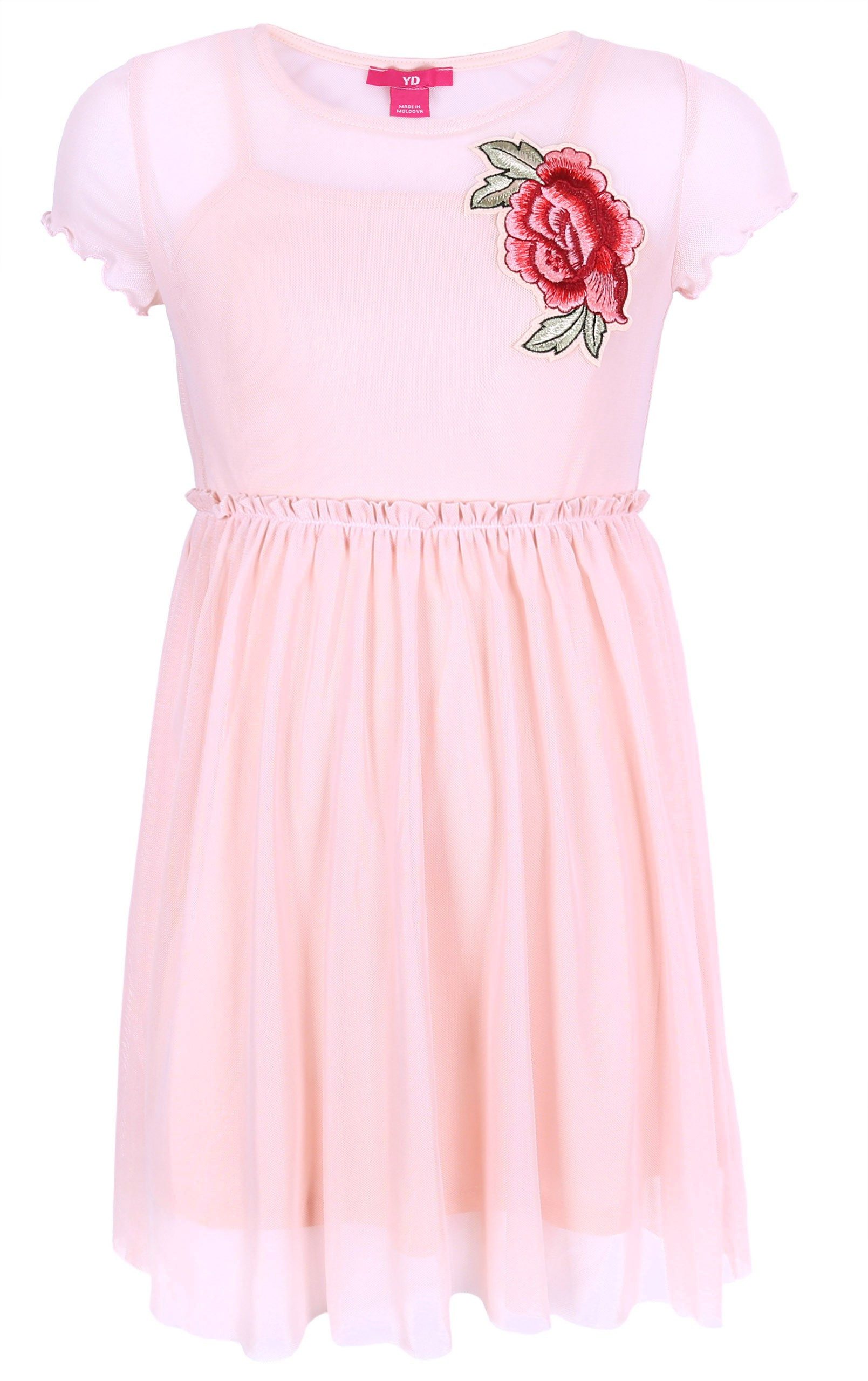 Sommerkleid Hellpinkes Kleid mit Rosa 9-10 Jahre