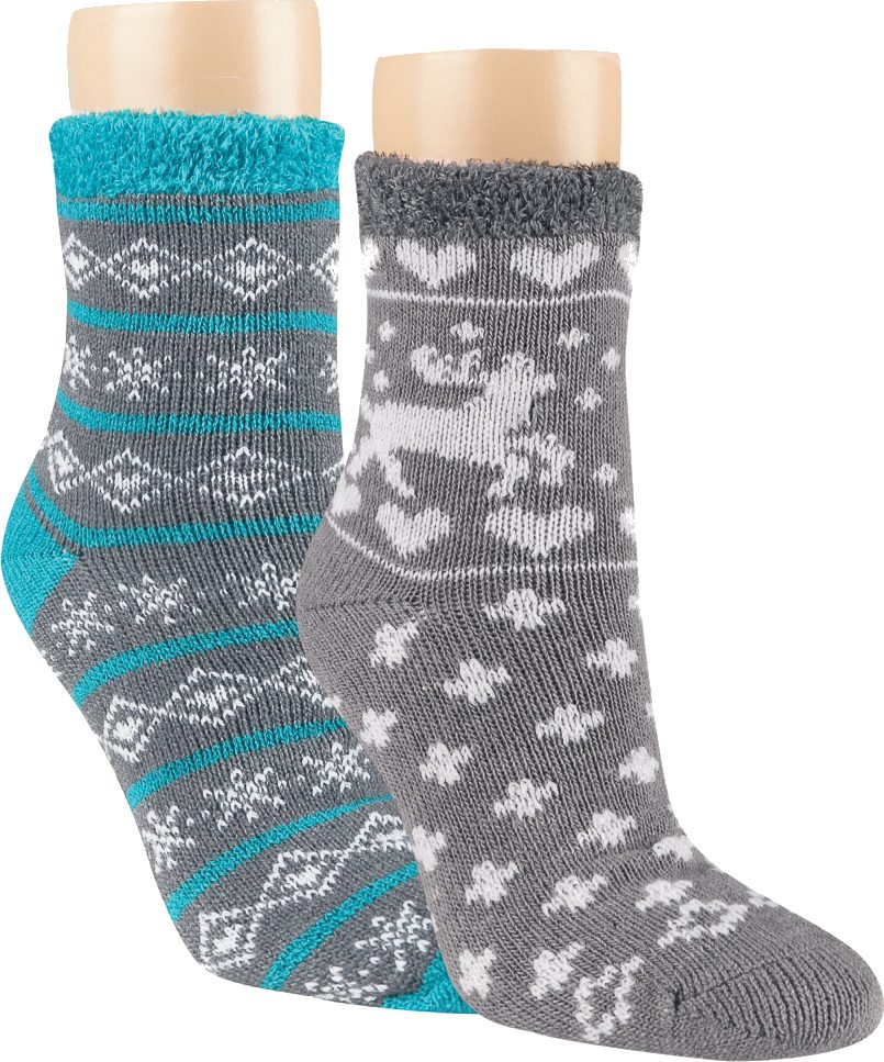 RS Harmony Socken RS. Harmony 12800 Kuschelsocken "WEIHNACHTSZEIT" grau 35-38, 39-42
