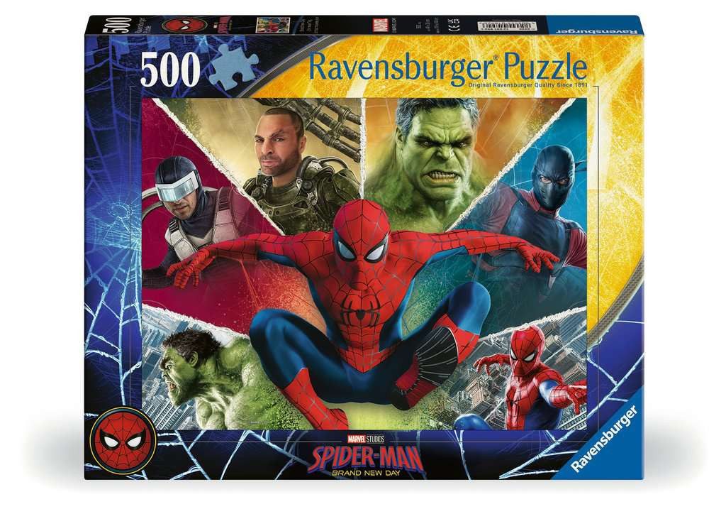 Ravensburger Verlag GmbH Puzzle Ravensburger Spider-Man Brand New Day Movie 500 Teile Puzzle, 500 Puzzleteile