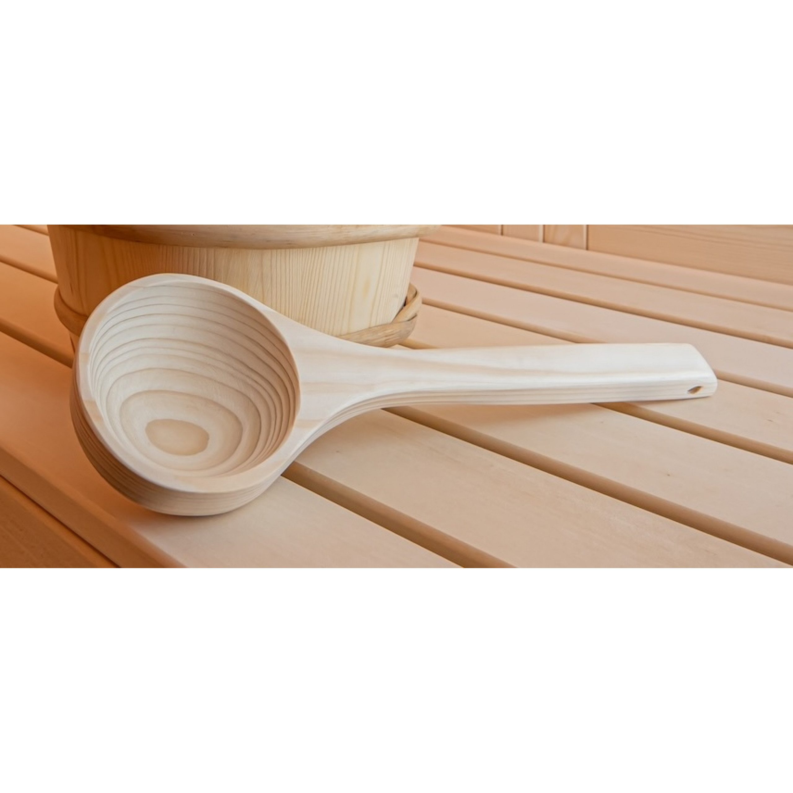 HARVIA Aufgusskübel Harvia Holzkelle Basic Saunakelle Aufgusskelle Schöpfkelle 36 cm 100