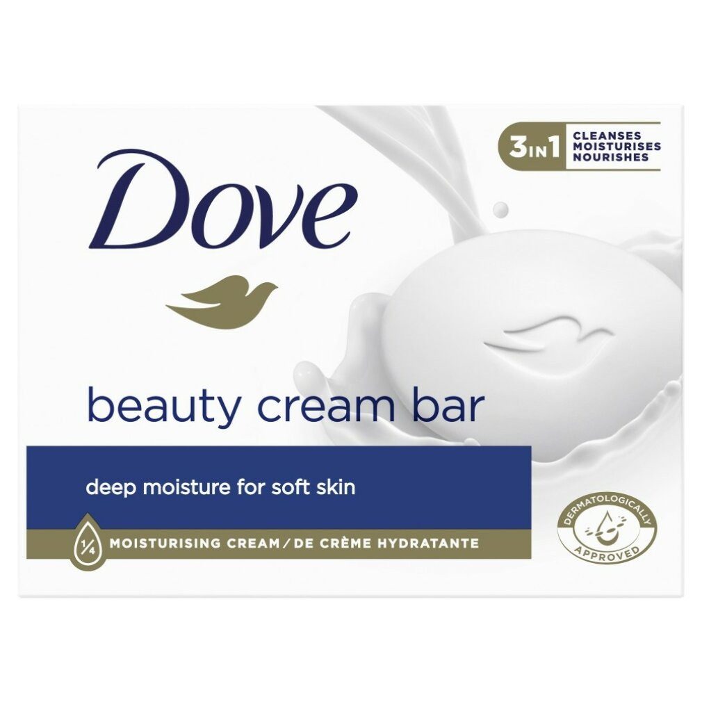Unilever Gesichtsmaske Dove Deep Moisturising Bar Soap 3in1 - Beauty Cream 90g