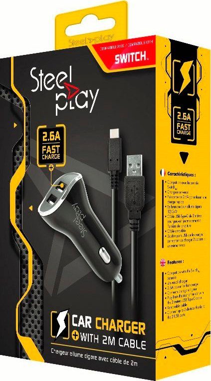 Steelplay Autoladegerät mit 2 USB Ports 2.6A USB-Ladegerät