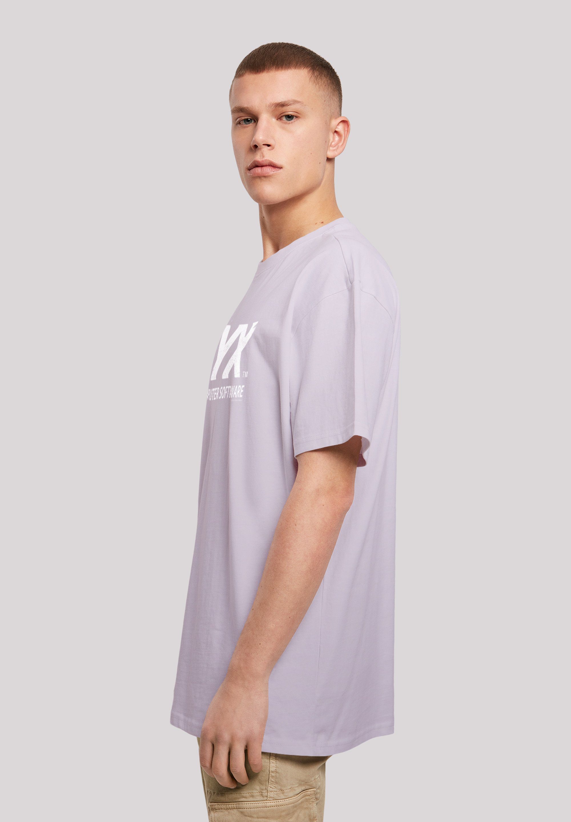 F4NT4STIC T-Shirt EPYX Logo WHT Print lilac