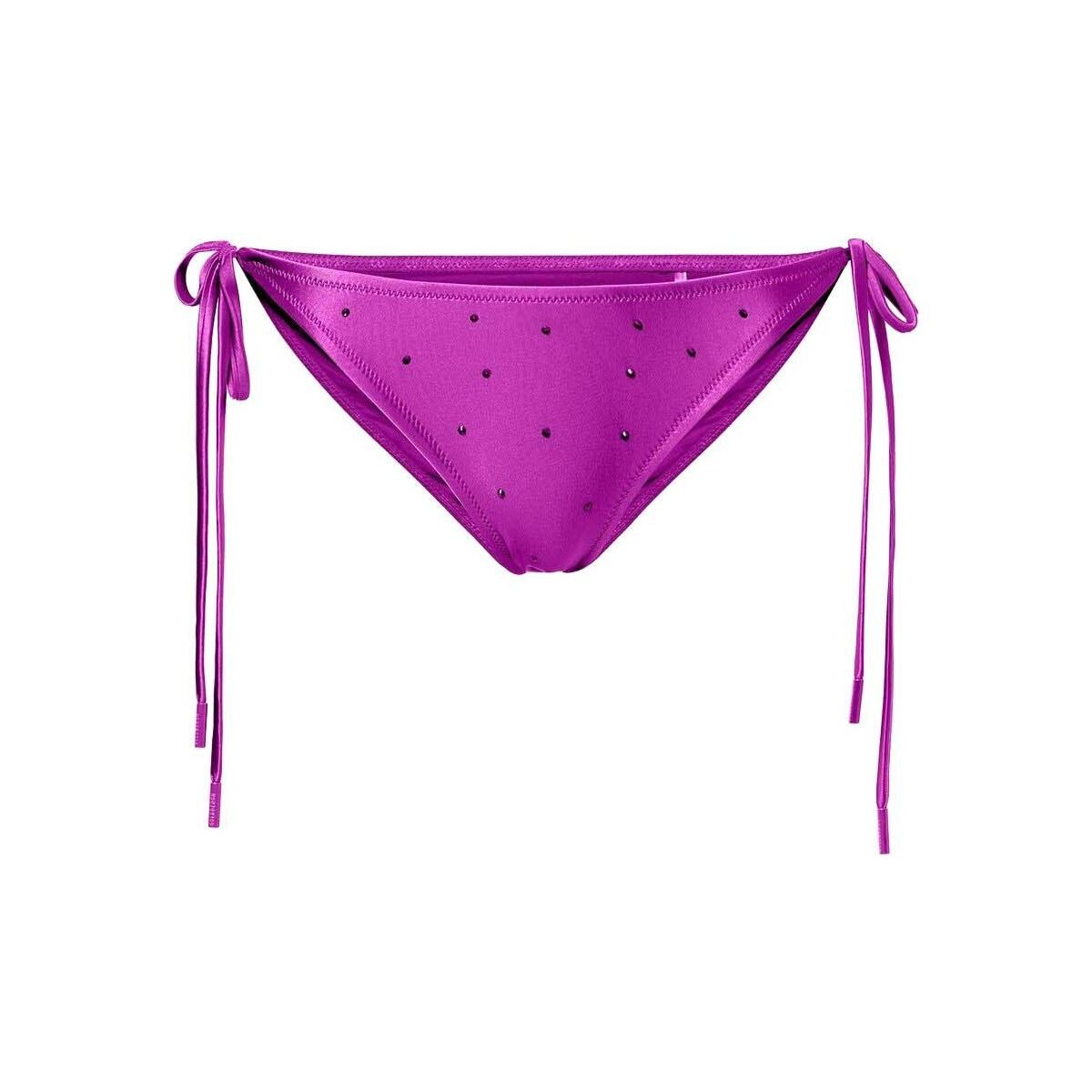 Goldbergh Badeanzug Kaia Bikini Bottom Elegantes Bikini-Unterteil mit funkelnden Strasssteinen