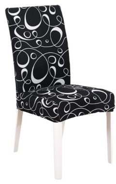 Stuhlbezug 4/6-teiliges Set von hochpassenden, elastischen Küchenstuhlbezügen, Coonoor, Stretch Abnehmbare Waschbar Stuhlbezug