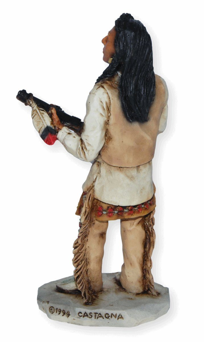 Castagna H Castagna cm 16 Wallowa Native Chief Häuptling Joseph Figur Dekofigur American