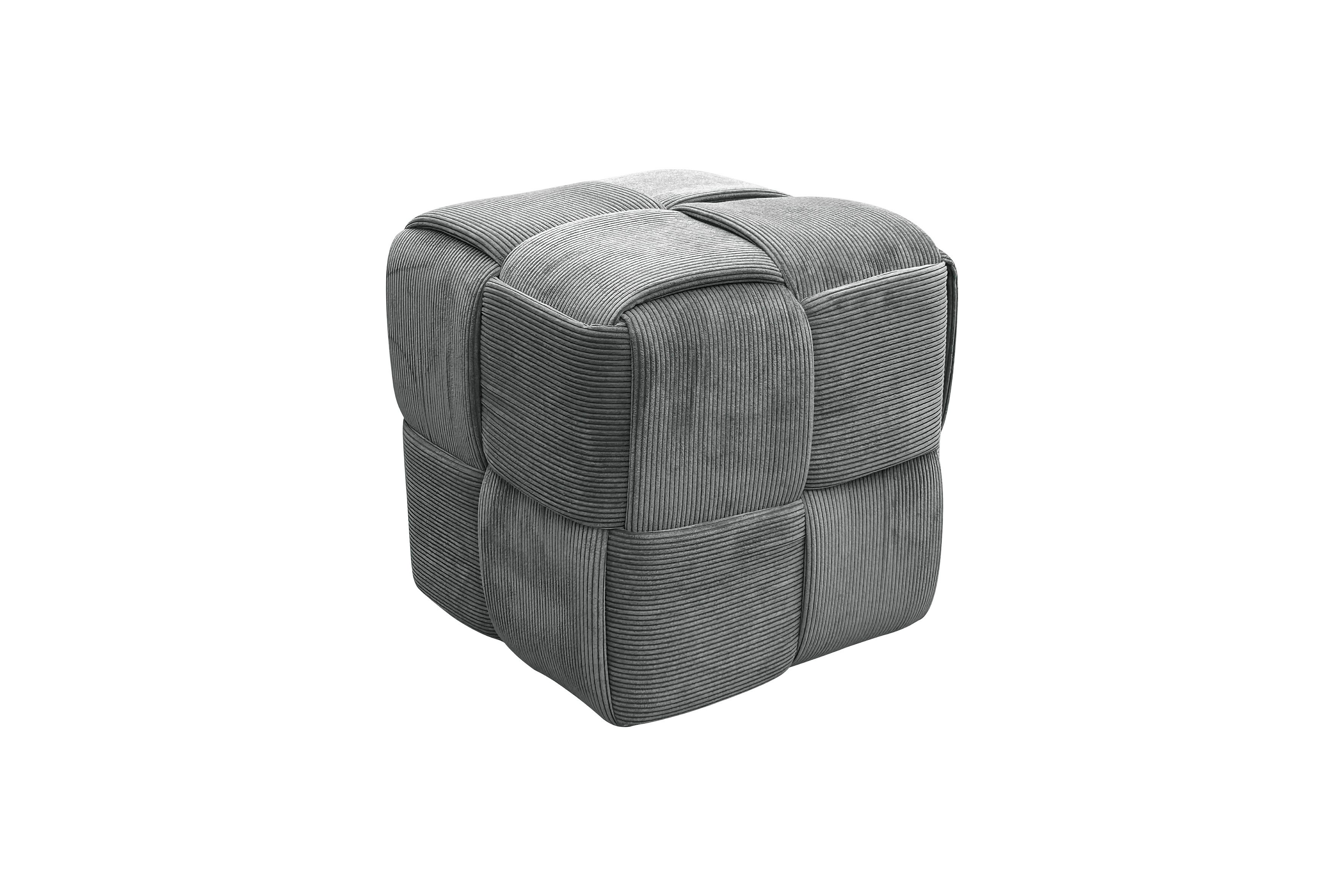 byLIVING Pouf Urban, Cord Bezug, Vollpolster, günstig online kaufen