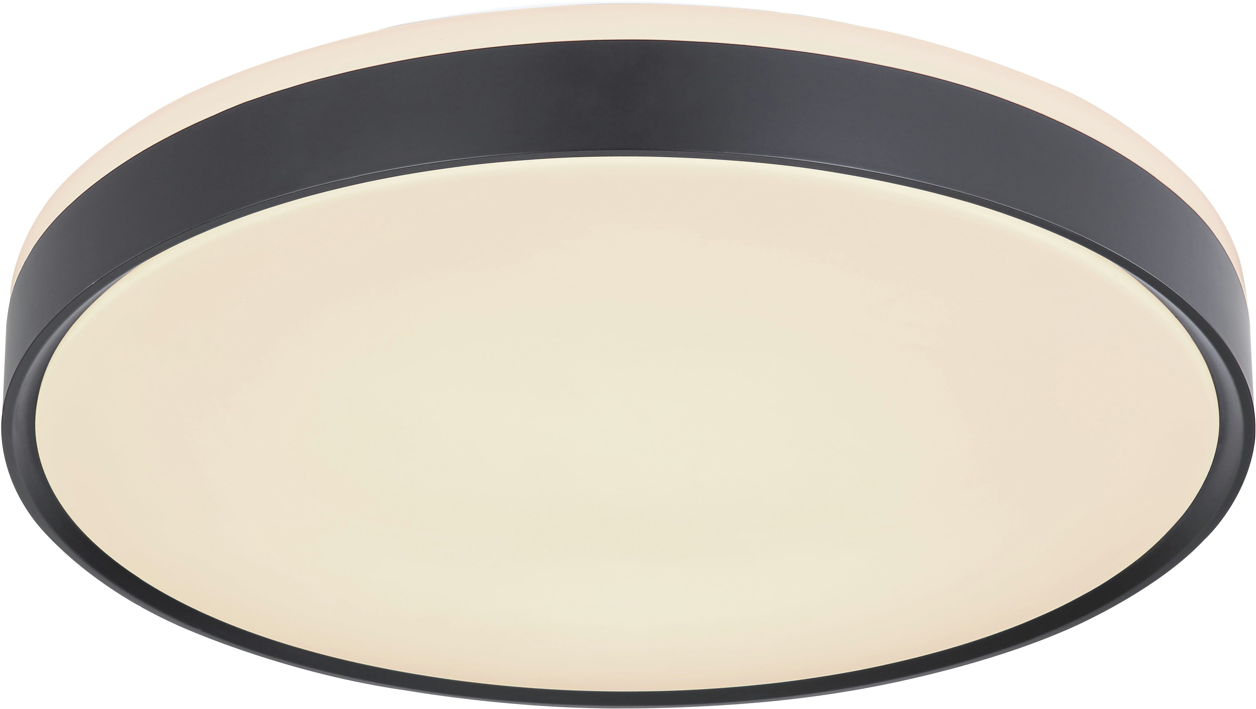 GLOBO LIGHTING LED Deckenleuchte SONNY, Dimmfunktion, Fernbedienung, Infrarot inkl., Memoryfunktion, Nachtlichtfunktion, mehrere Helligkeitsstufen, LED fest integriert, Deckenlampe/rund/Wohnzimmer/Schlafzimmer/modern